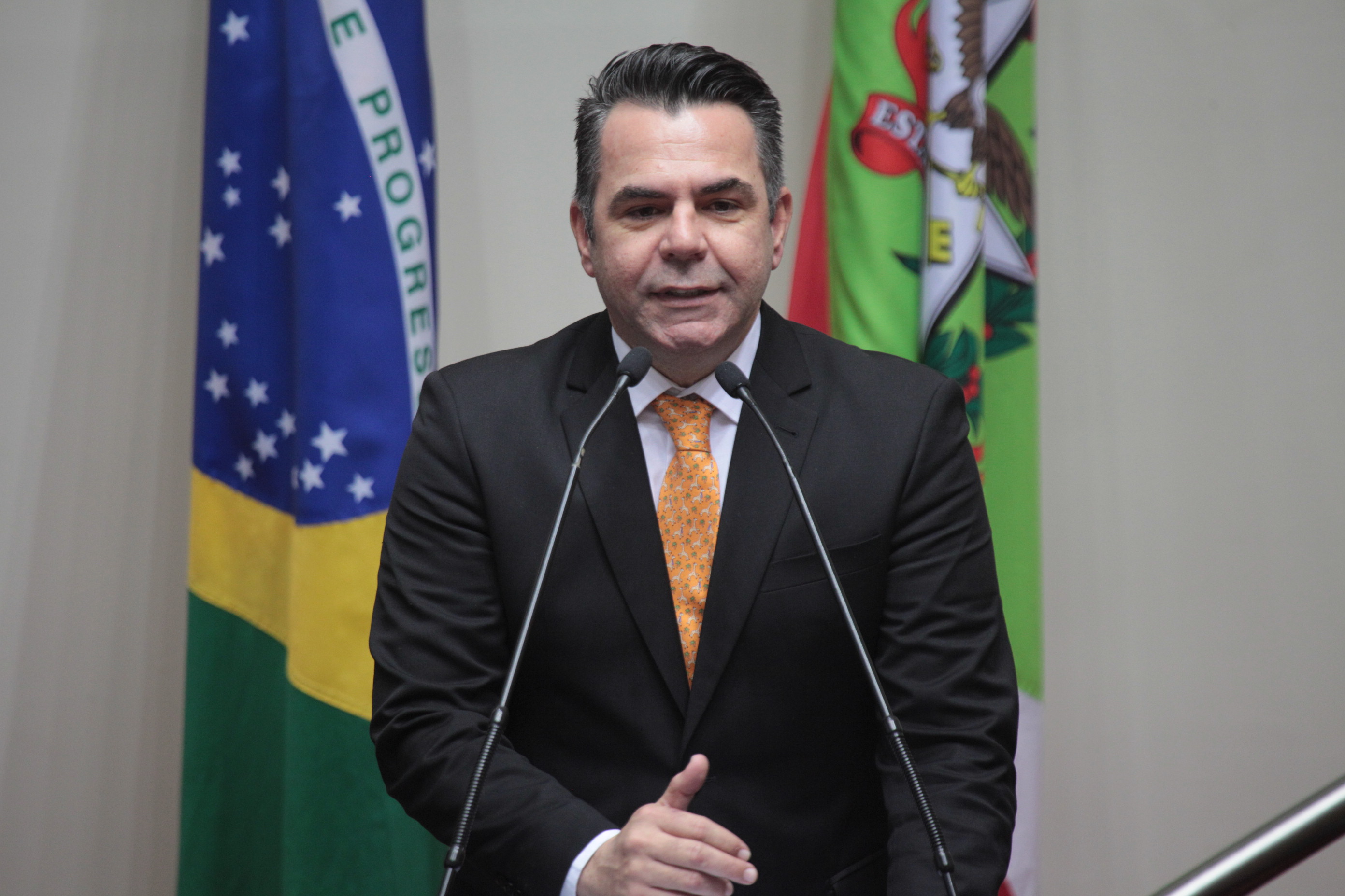 Sessão Ordinária. Deputado Luiz Fernando Vampiro (PMDB). Foto: Miriam Zomer/ Agência AL