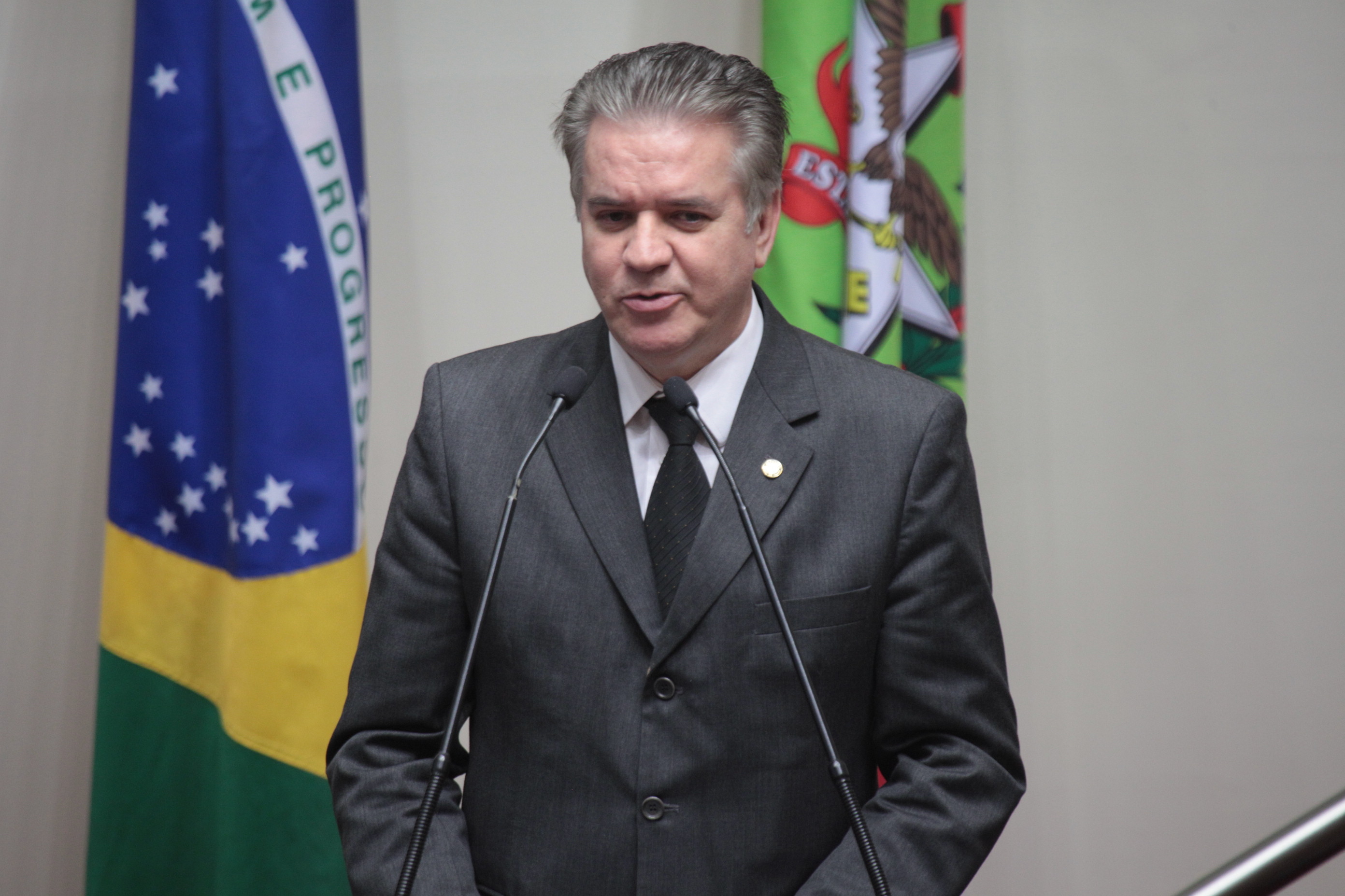 Sessão Ordinária. Deputado César Valduga (PCdoB).Foto: Miriam Zomer/ Agência AL
