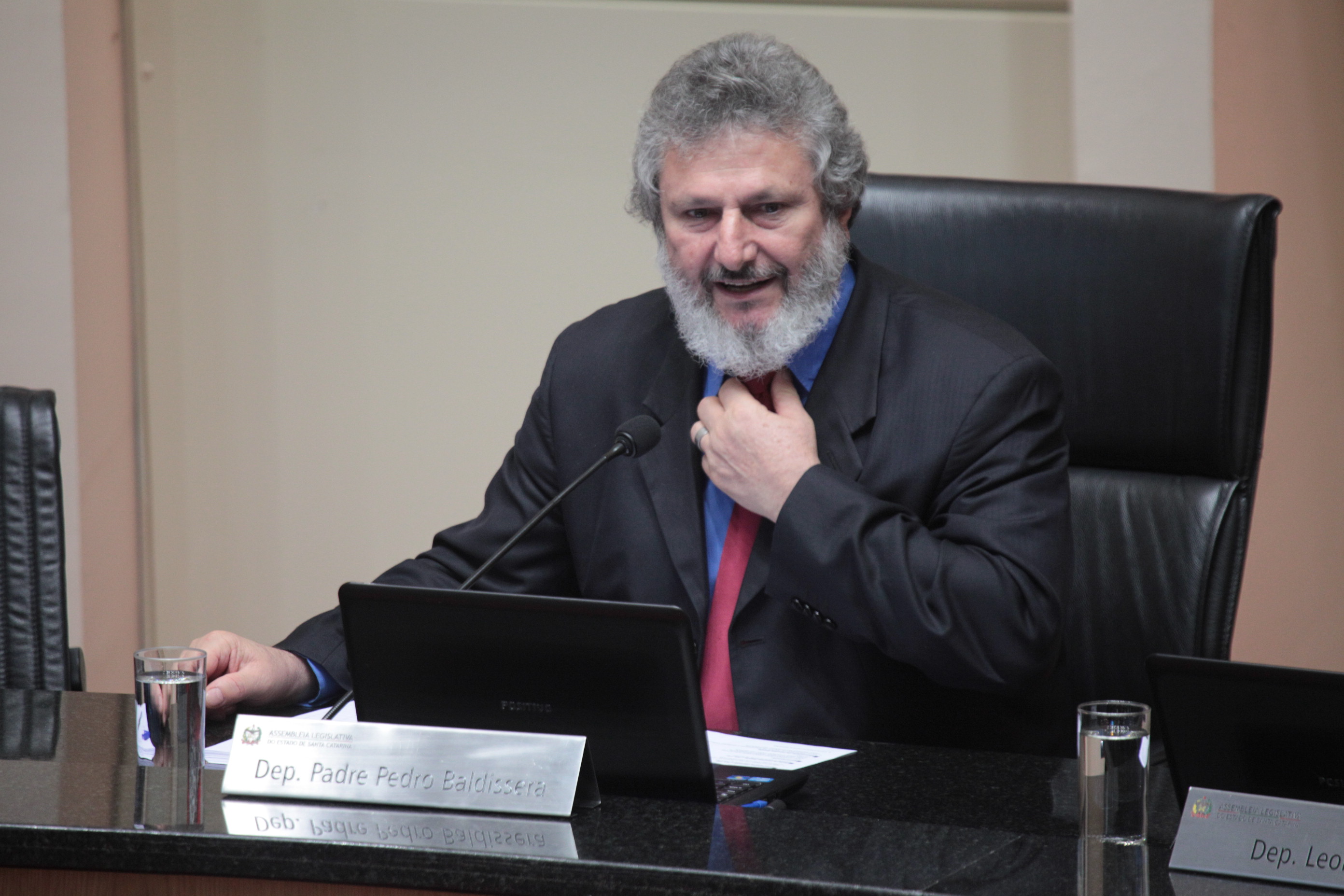 Sessão Ordinária. Deputado Padre Pedro Baldissera (PT).Foto: Miriam Zomer/ Agência AL