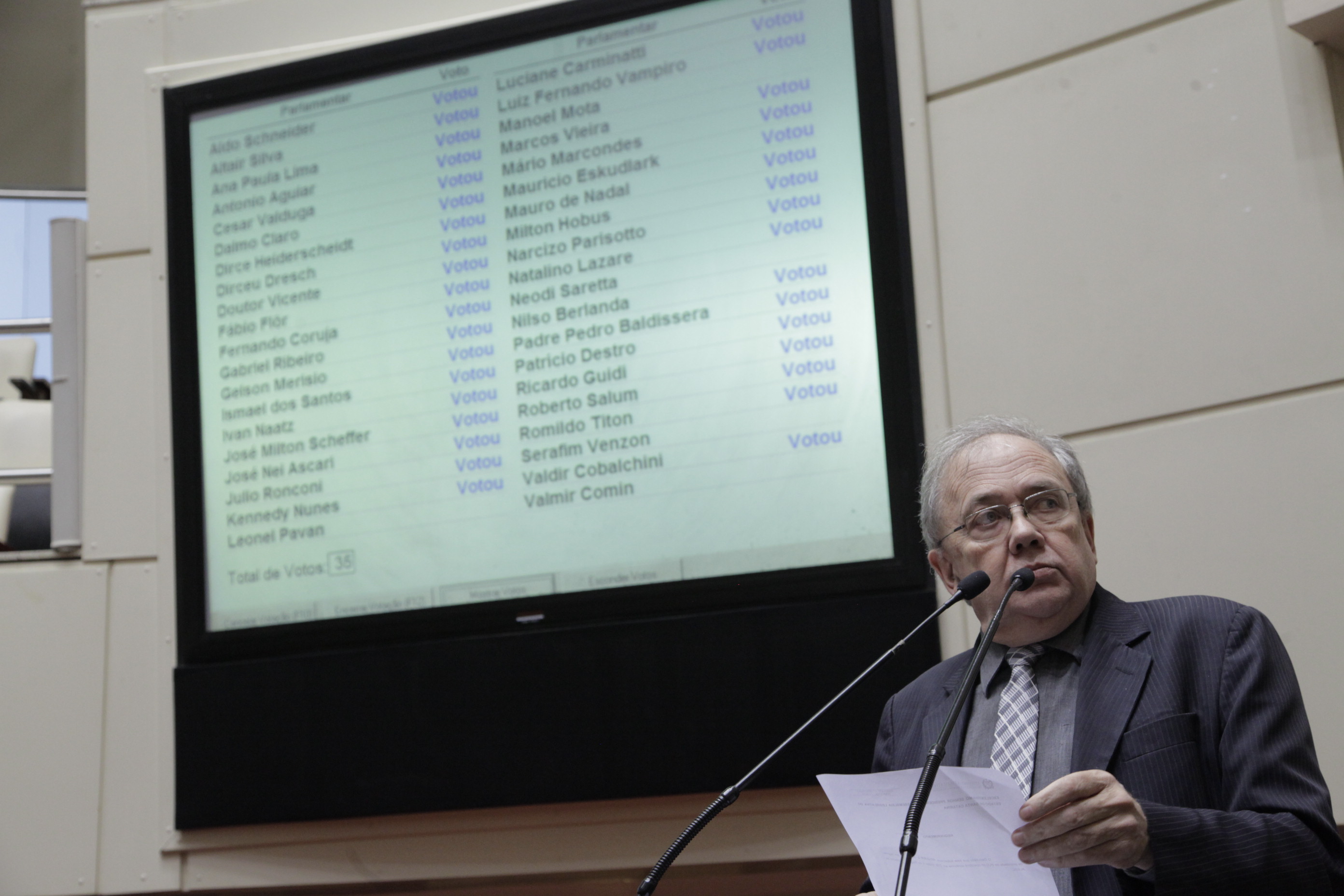Sessão Ordinária.  Deputado Fernando Coruja (PMDB). Foto: Eduardo Guedes de Oliveira/ Agência AL.