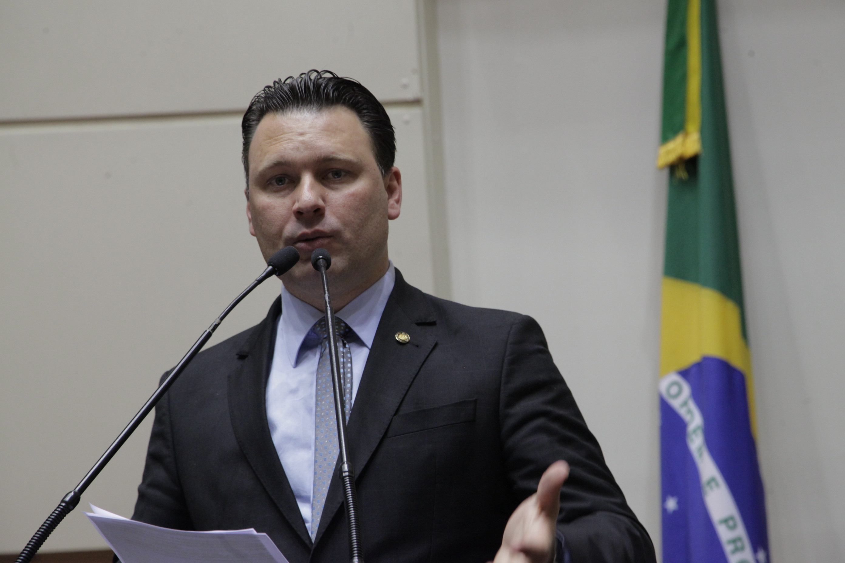 Sessão Ordinária. Deputado Julio Ronconi(PSB). Foto: Eduardo Guedes de Oliveira/ Agência AL.