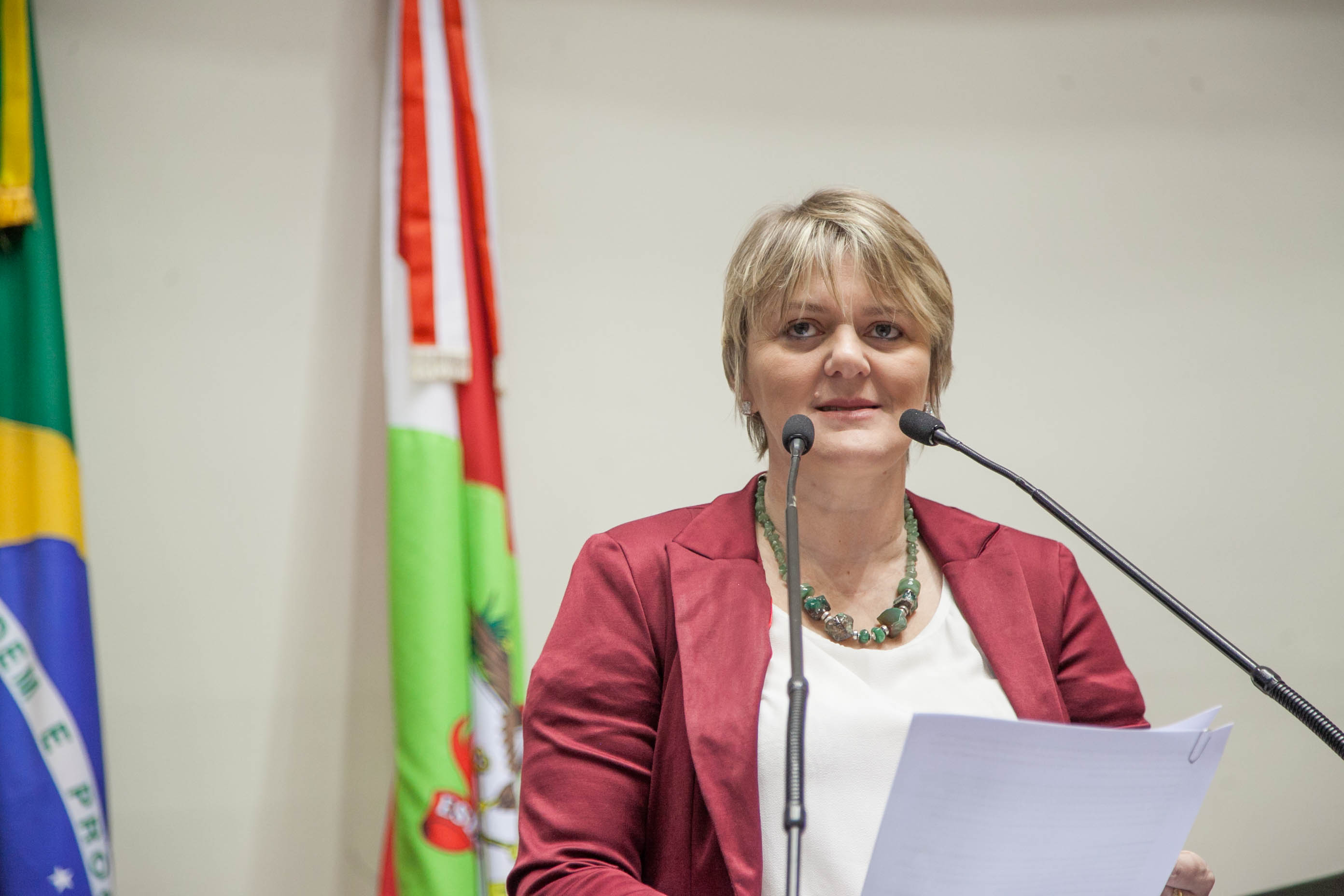 Deputada Luciane Carminatti (PT) em Sessão Ordinária