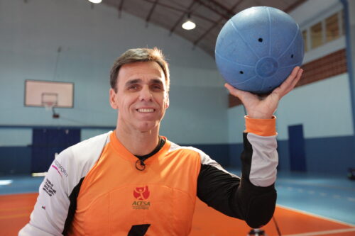 Atleta de goalball revive emoção de ter disputado Paralimpíadas