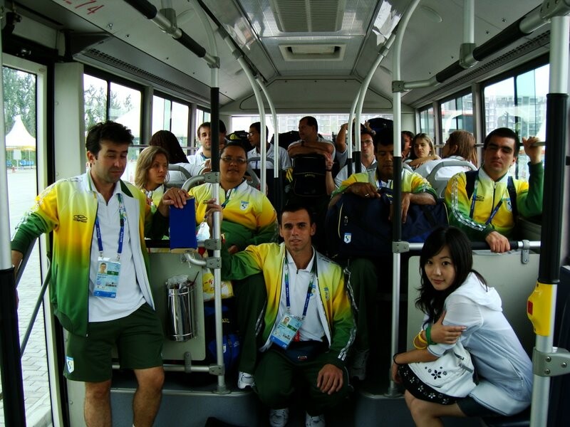 A seleção brasileira que disputou os Jogos Paralímpicos pelo Brasil em Pequim, no ano de 2008