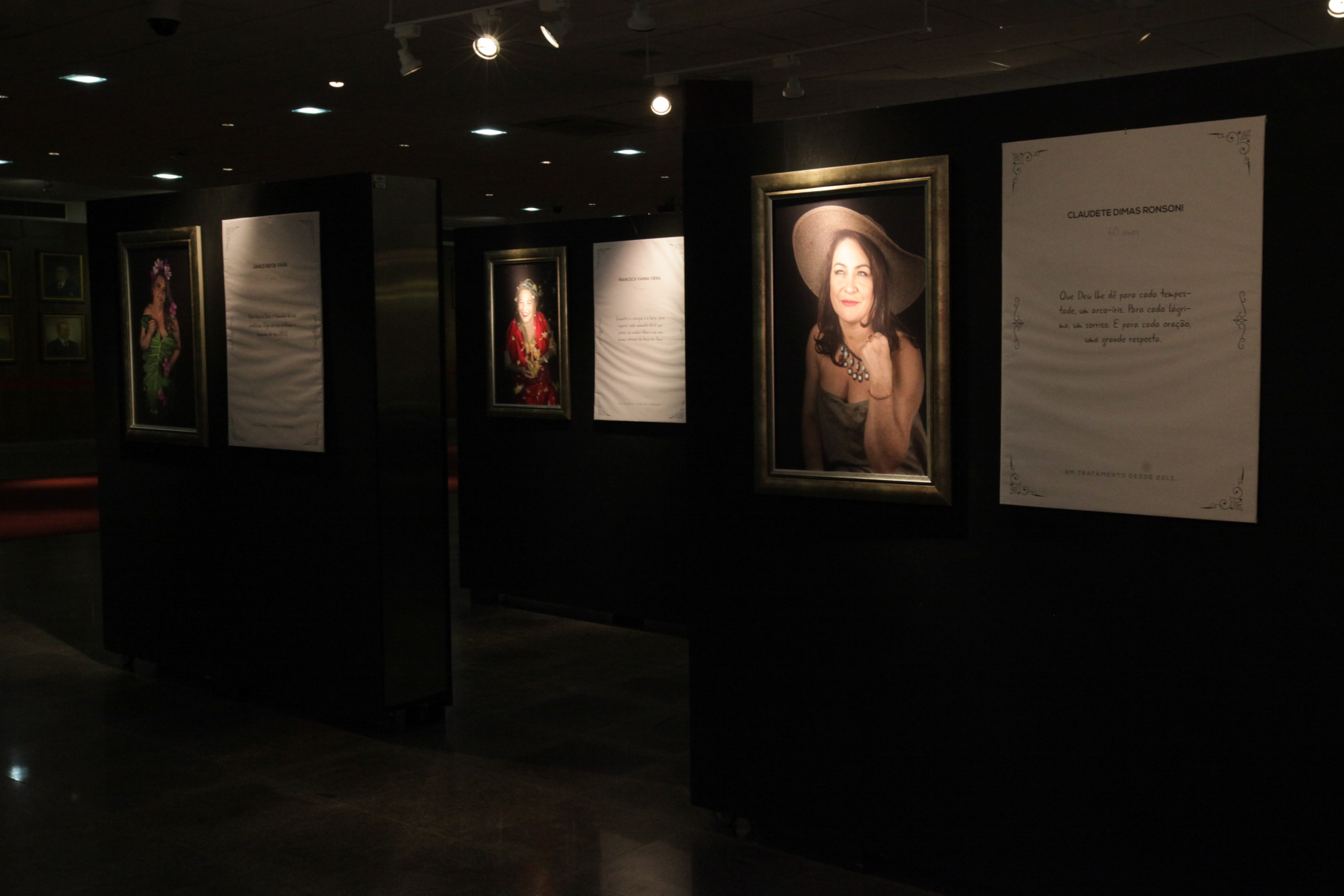 Exposição Pétalas da Vida.