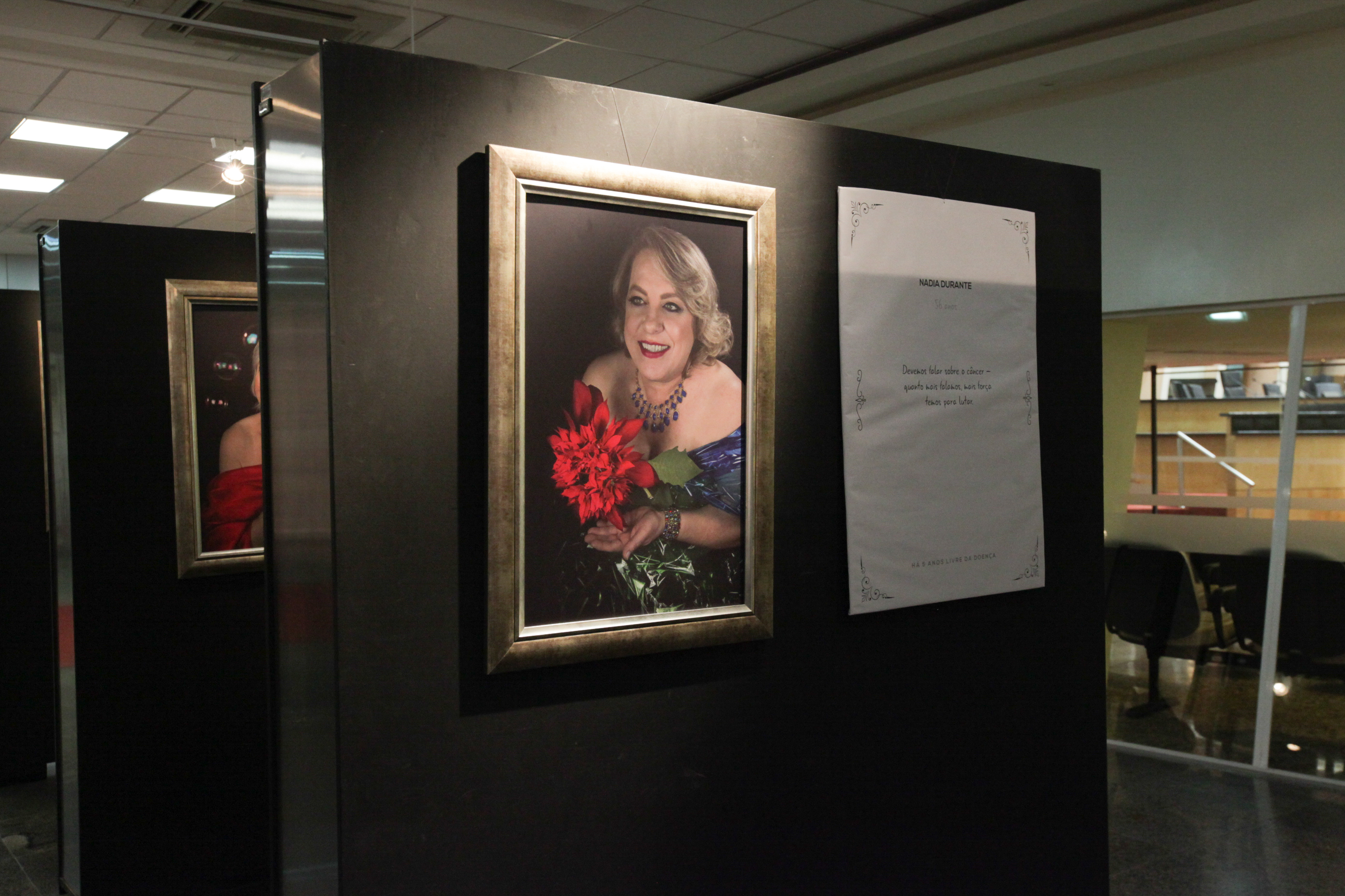 Exposição Pétalas da Vida.