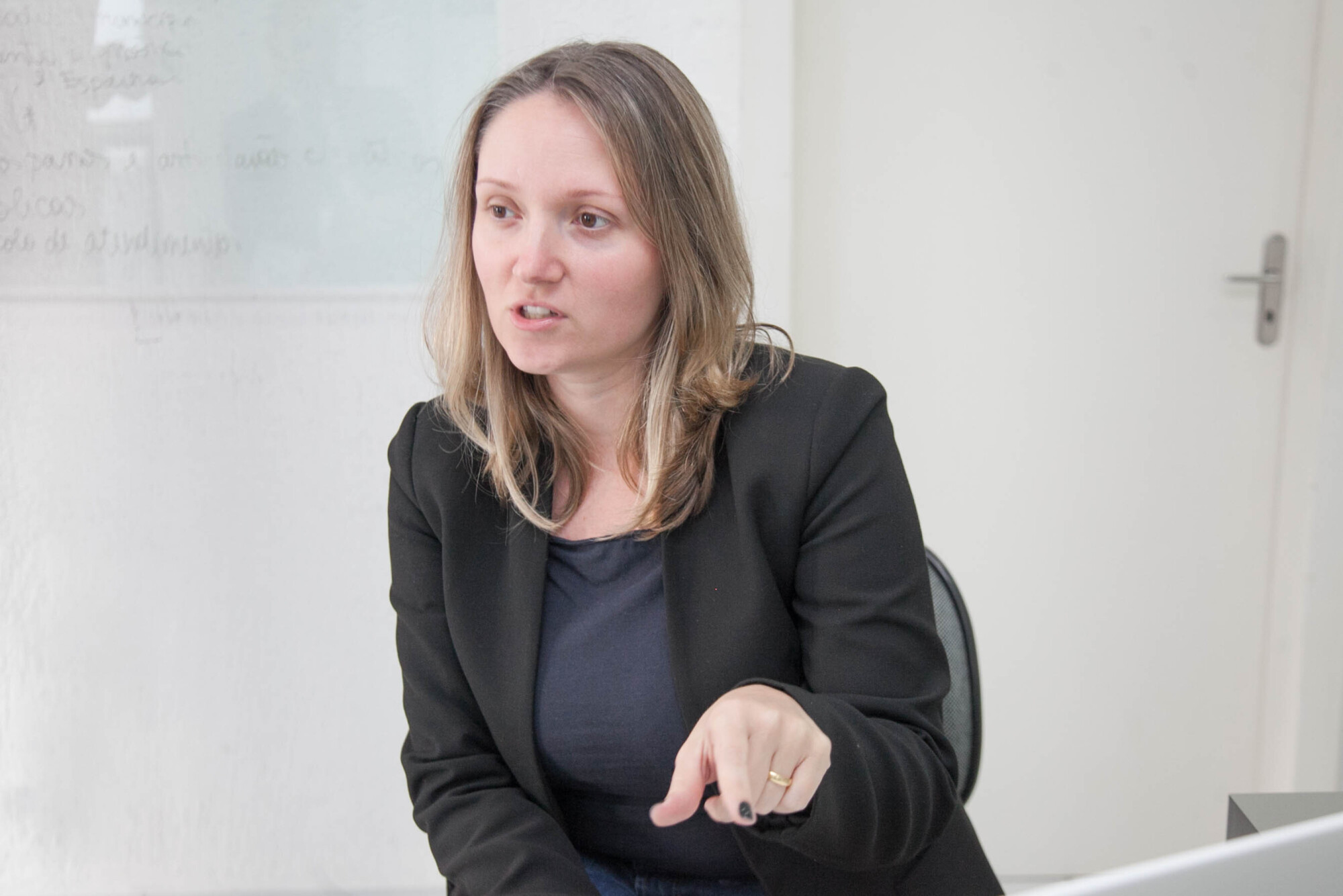 Aline Venturi, coordenadora do projeto