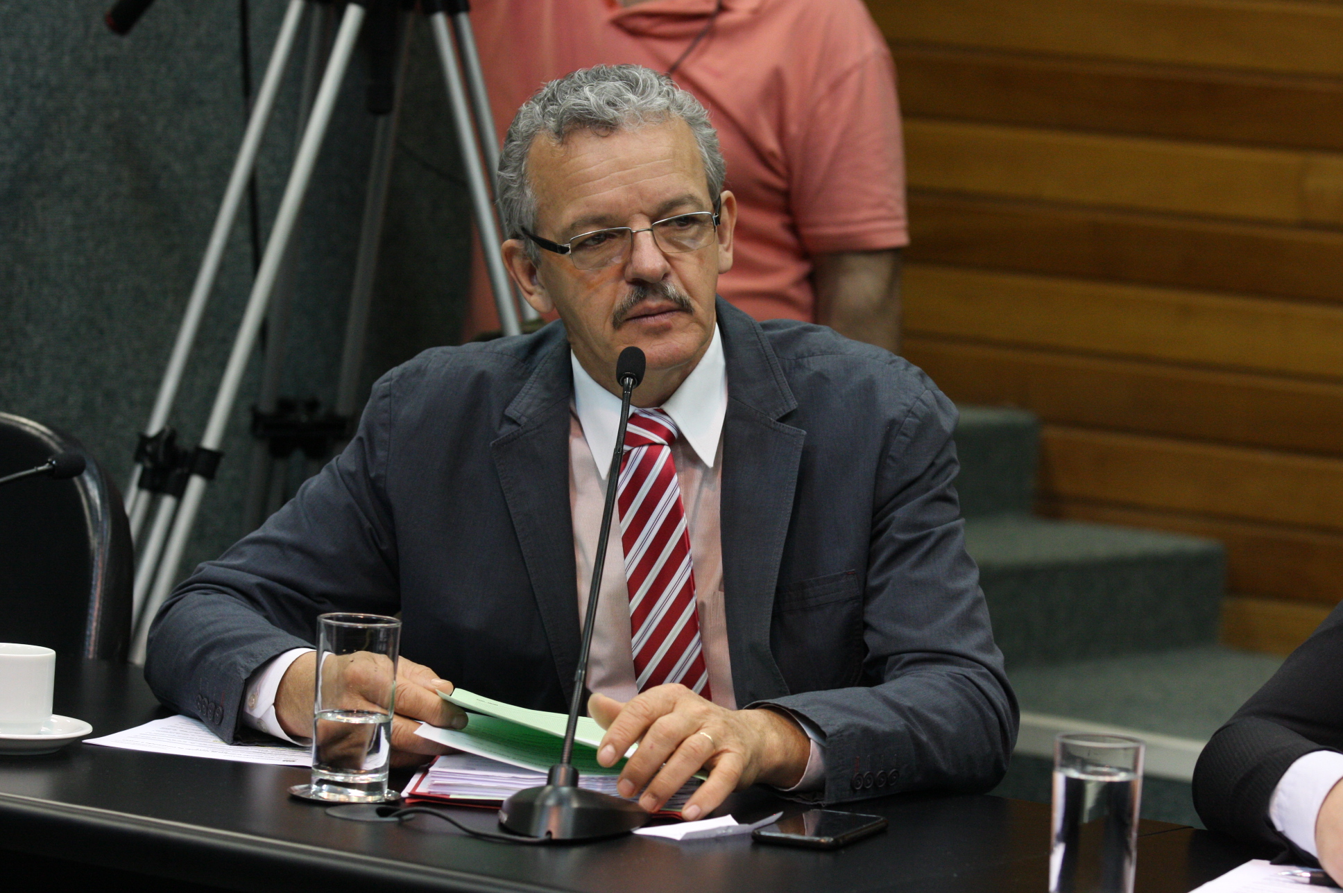 Comissão de Constituição e Justiça. Deputado Dirceu Dresch (PT). Foto Yuri Santos / Agência AL