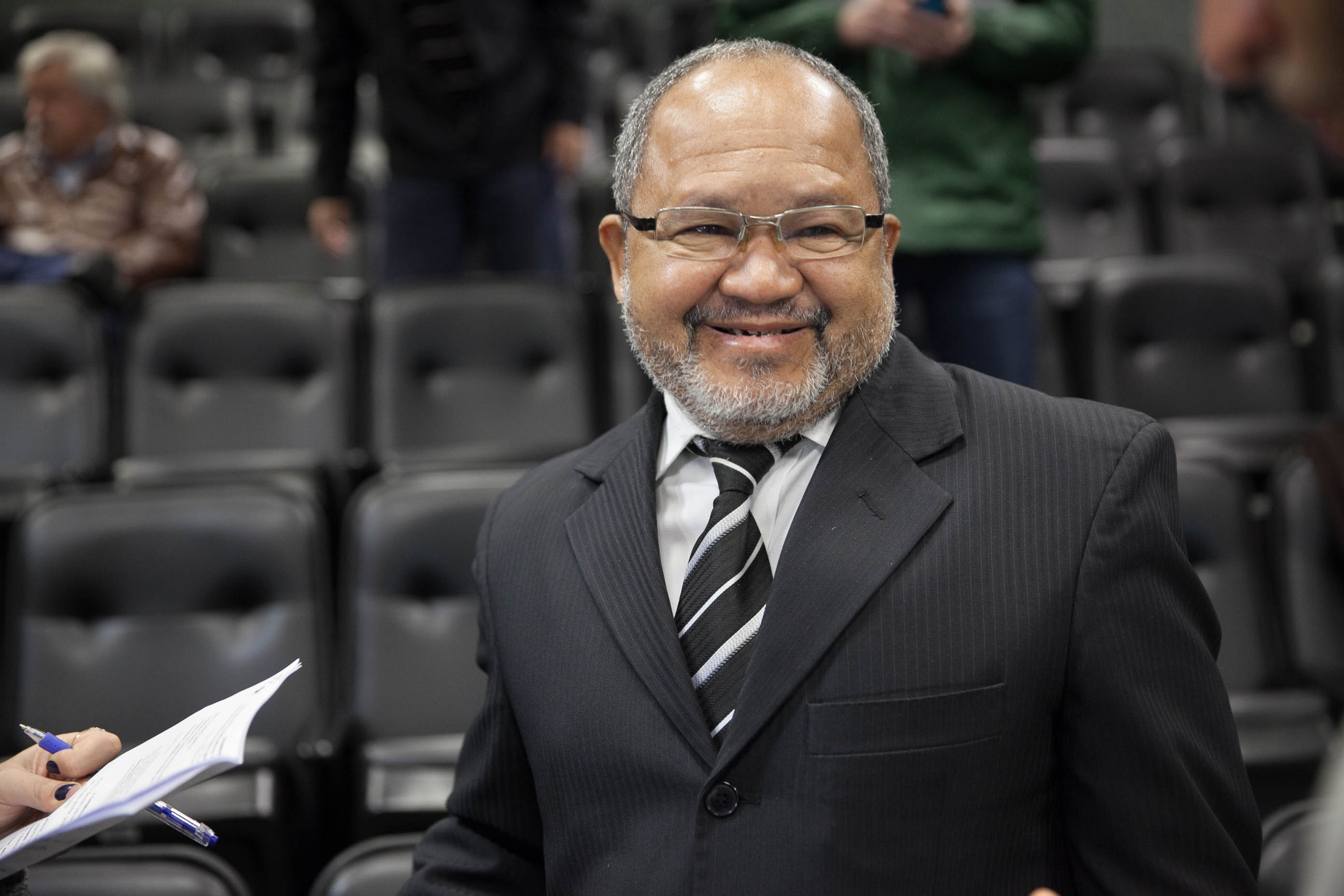 José Renatp Inácio da Rosa, Diretor da Federação Nacional dos Portuários em Audiência Pública - Direito à Complementação da Aposentadoria dos Trabalhadores do Porto de Imbituba.