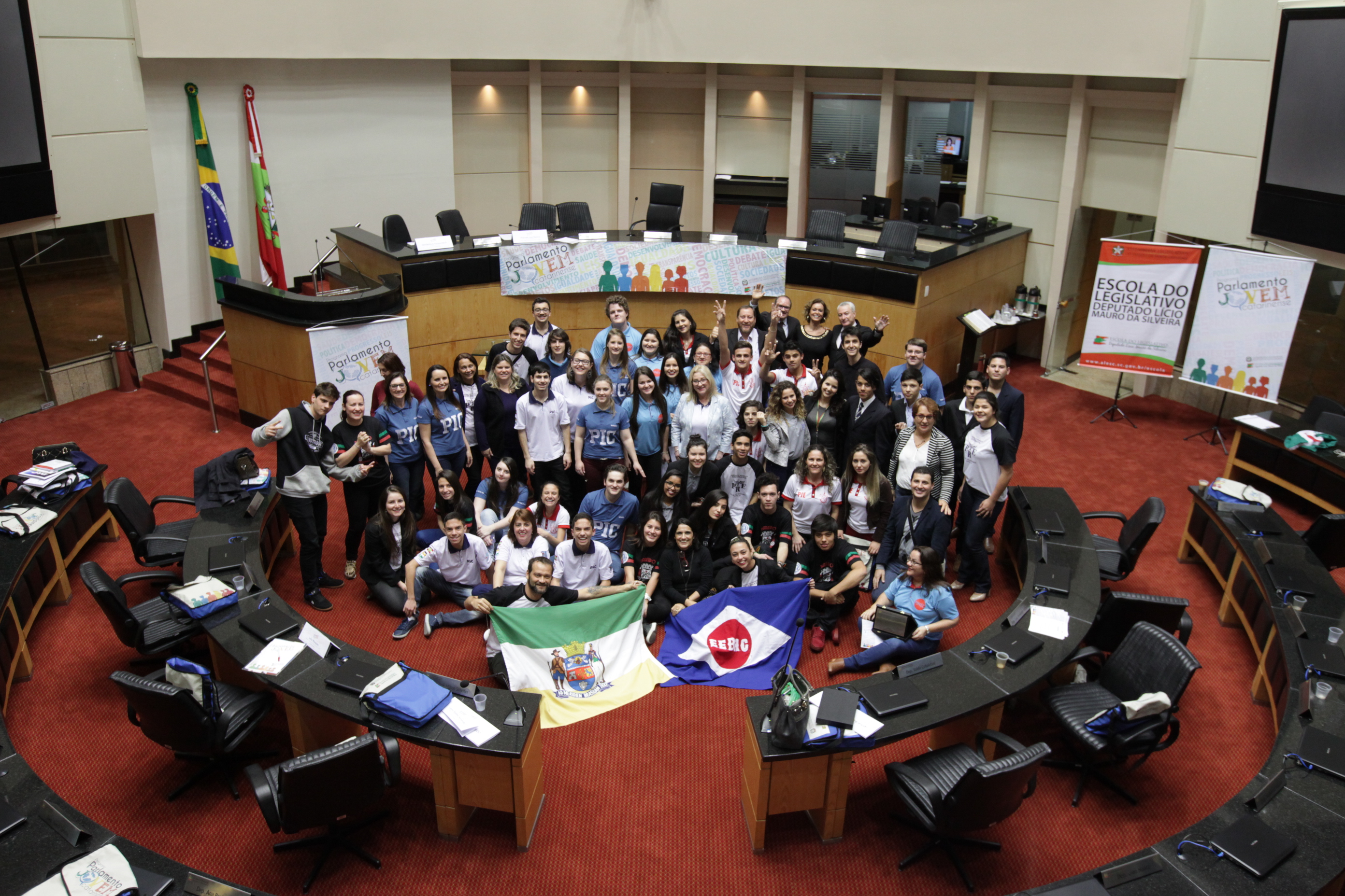 Encerramento do Parlamento Jovem.