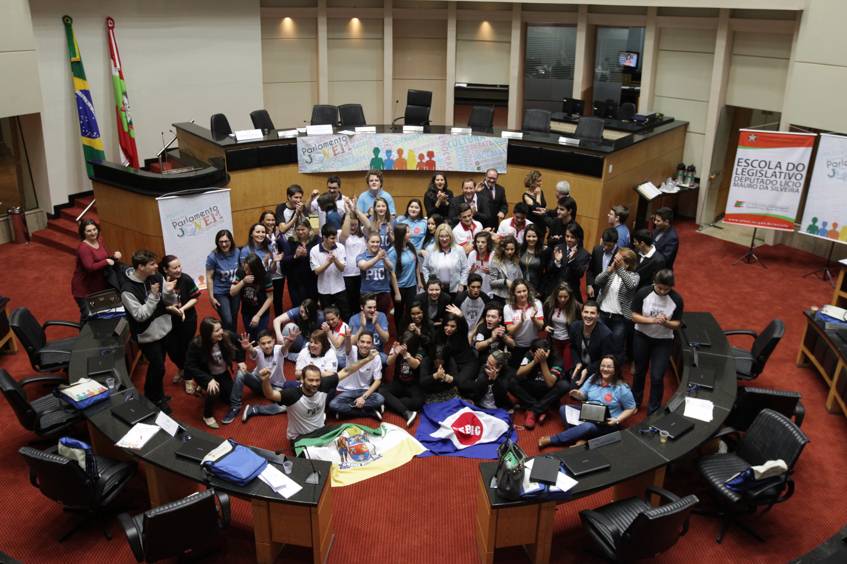 Encerramento do Parlamento Jovem.