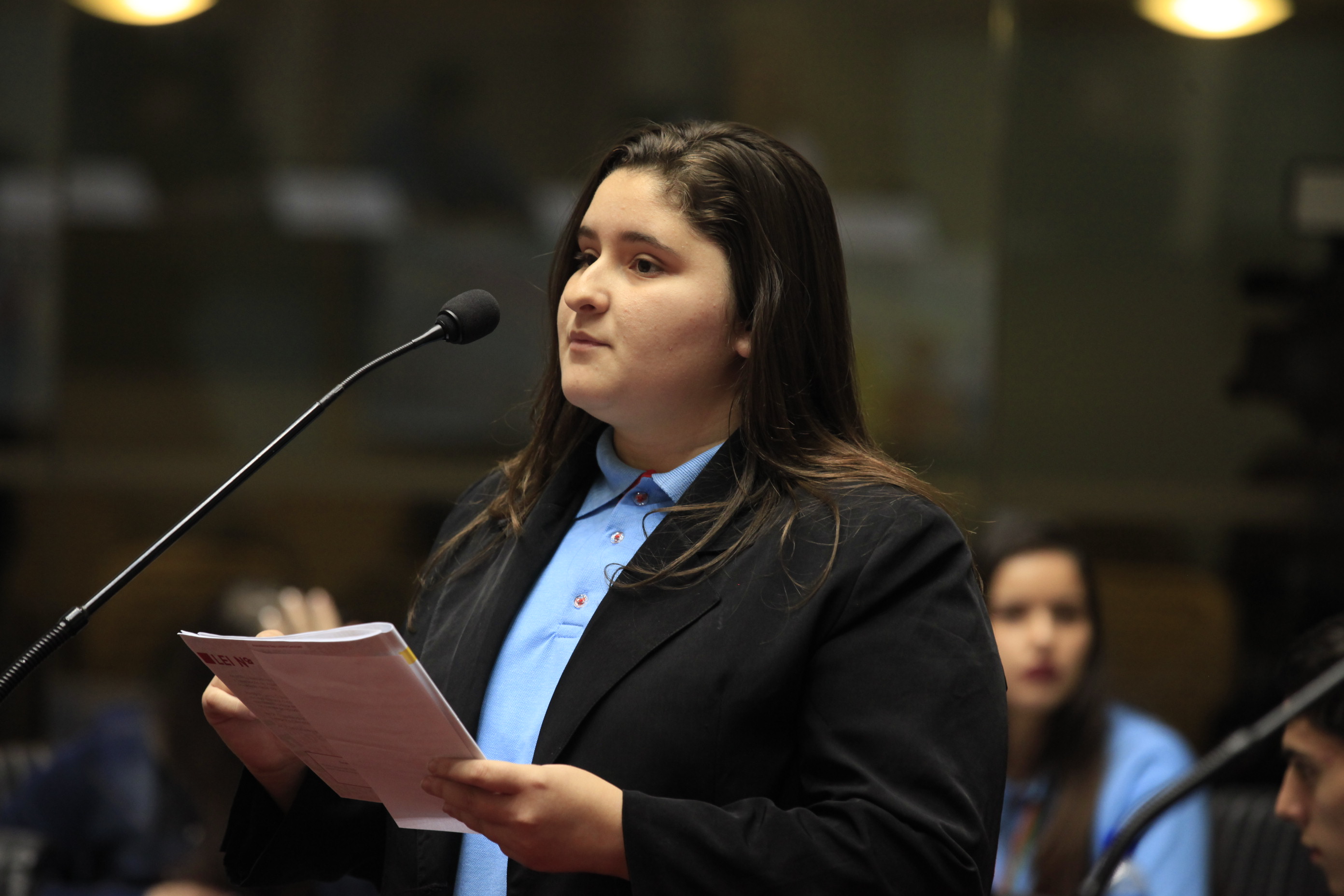 Sessão Especial do Parlamento Jovem.