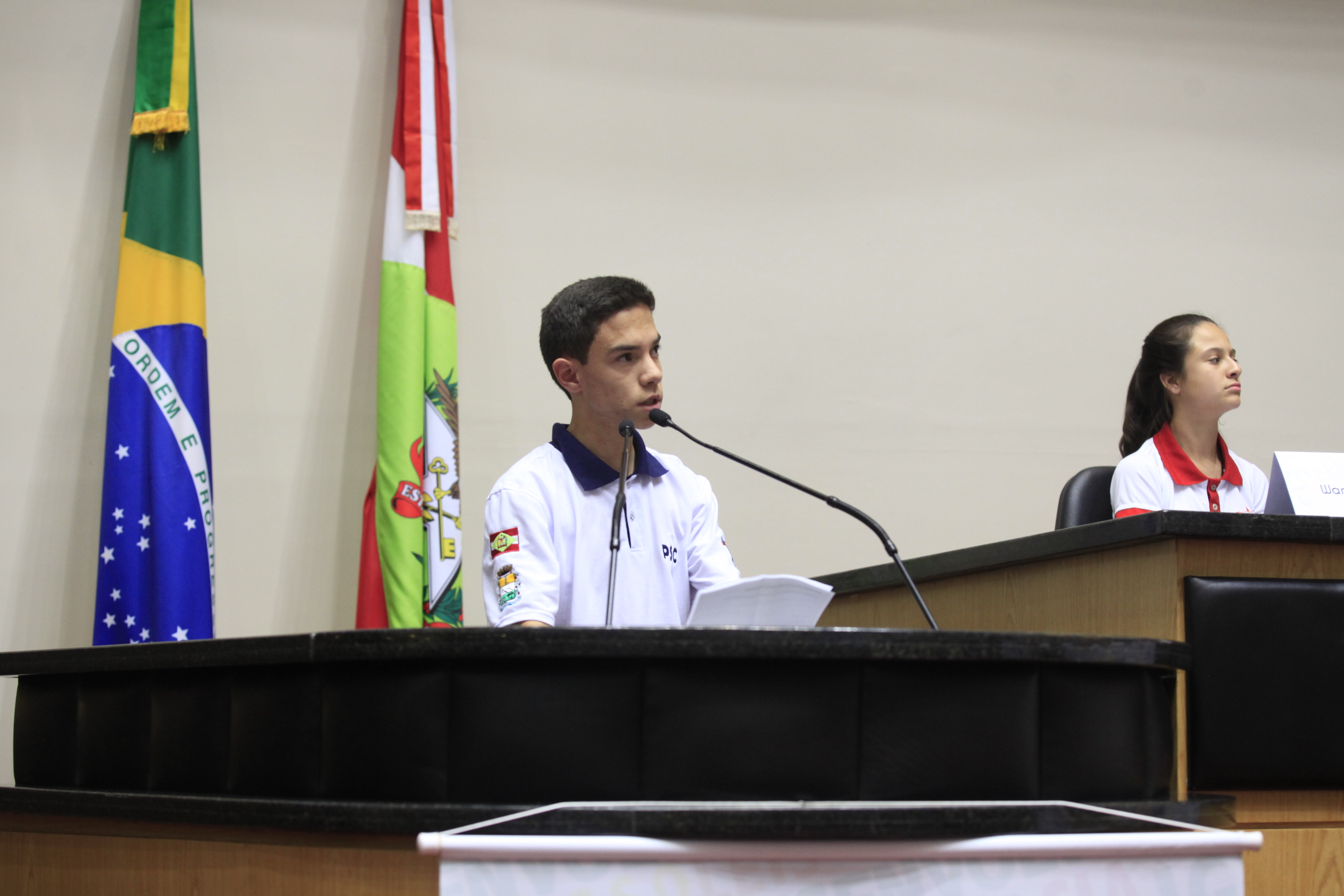 Sessão Especial do Parlamento Jovem.