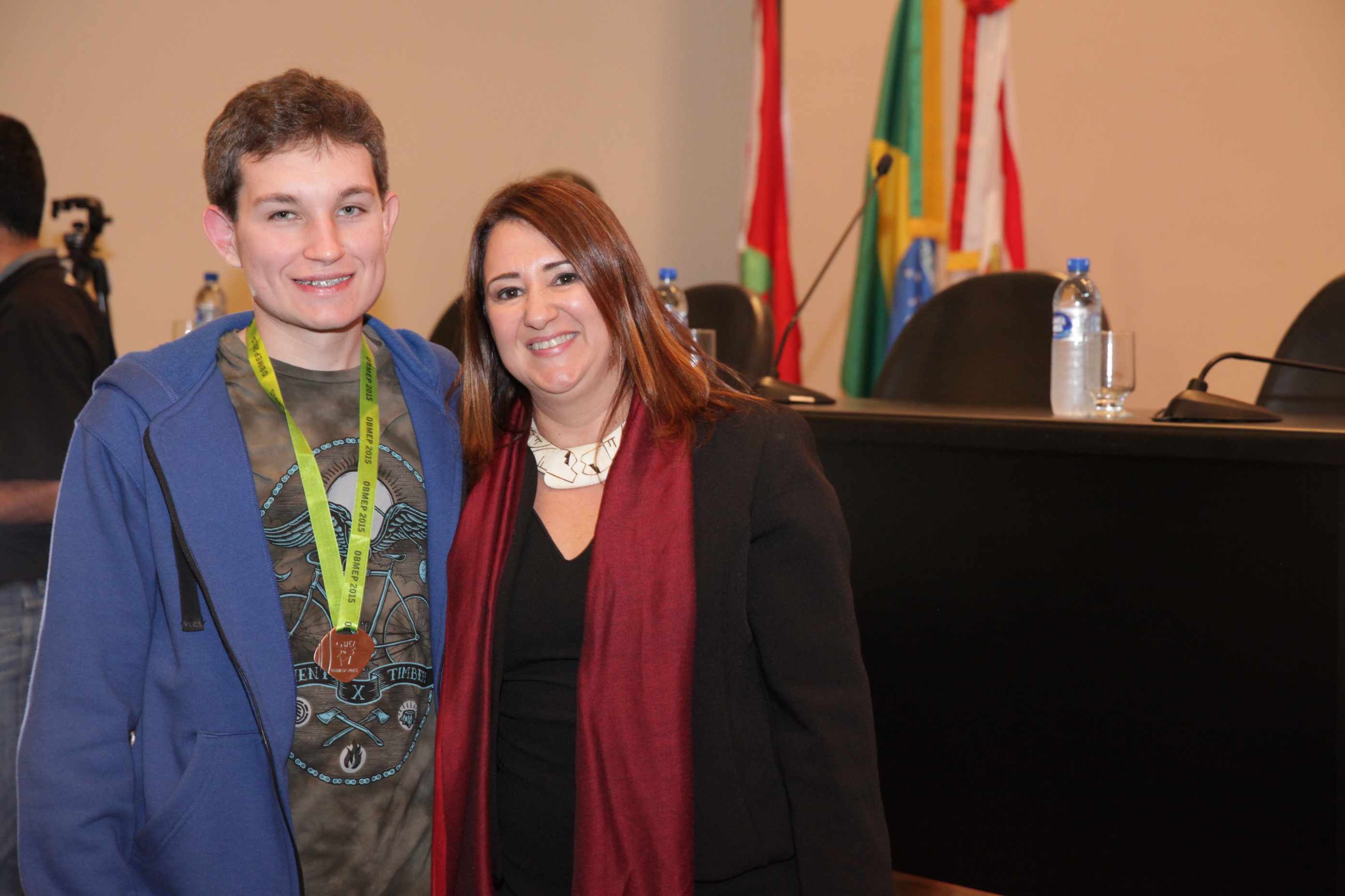 Premiação da Olimpíada Brasileira de Matemática das Escolas Públicas.