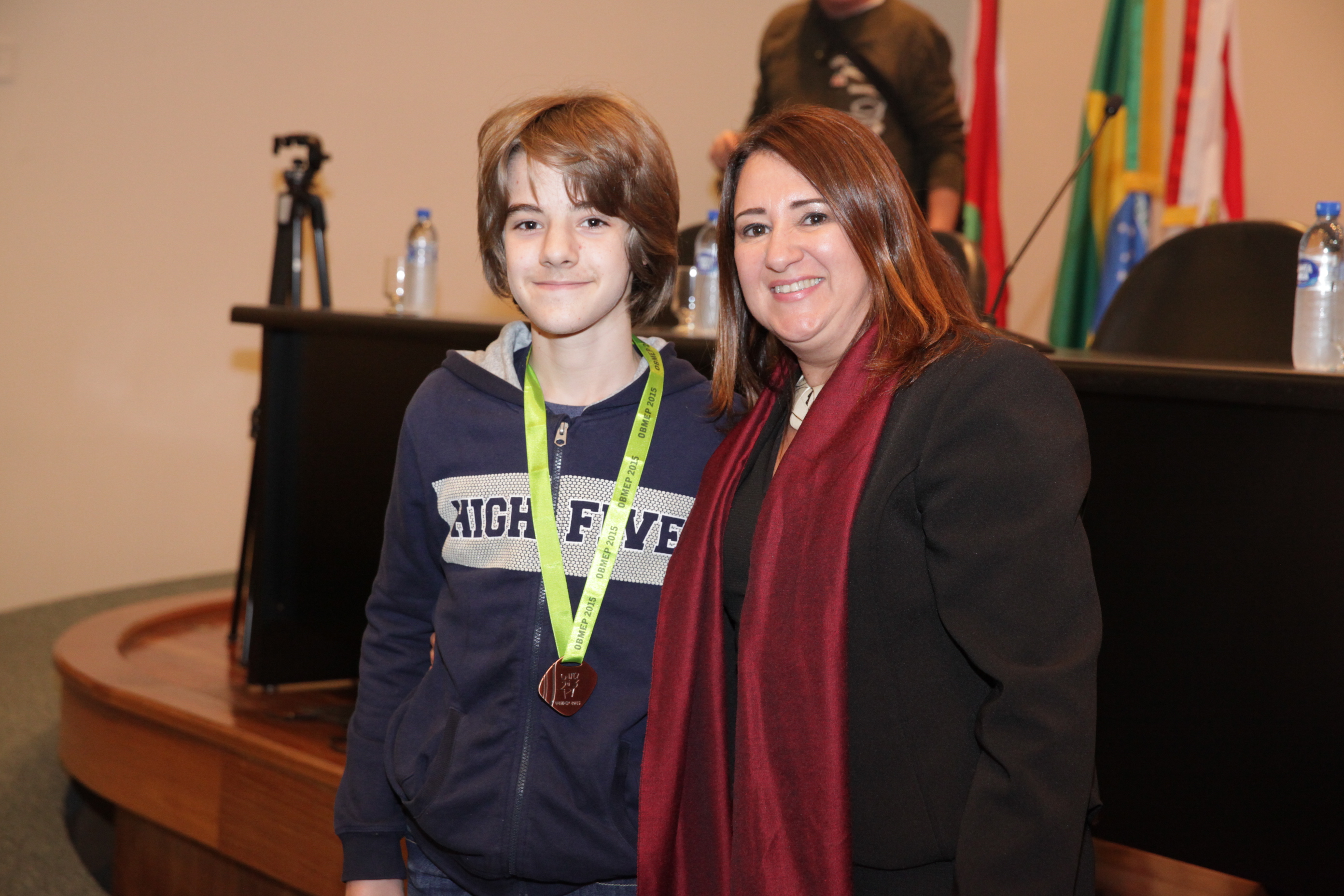 Premiação da Olimpíada Brasileira de Matemática das Escolas Públicas.