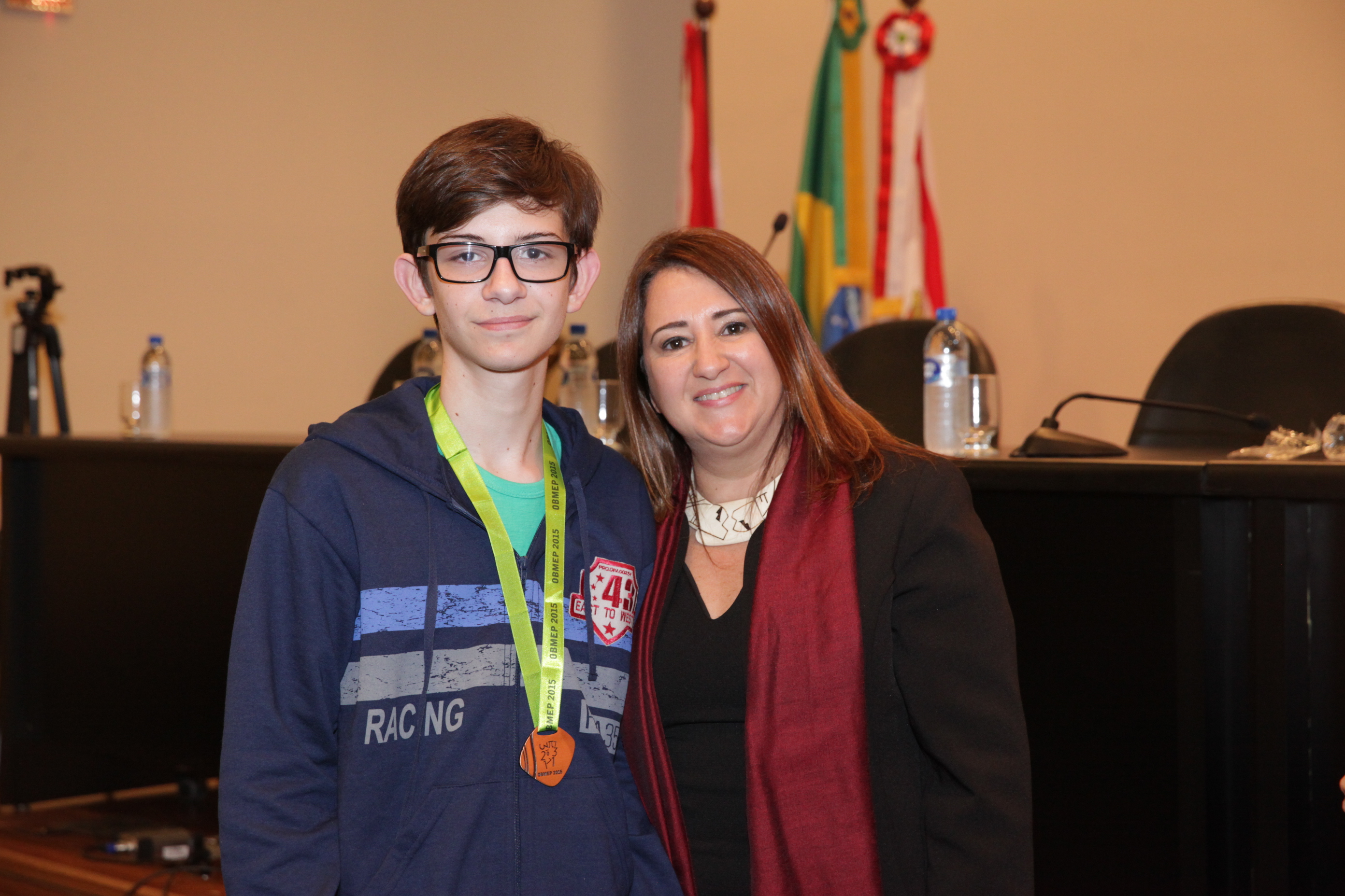 Premiação da Olimpíada Brasileira de Matemática das Escolas Públicas.