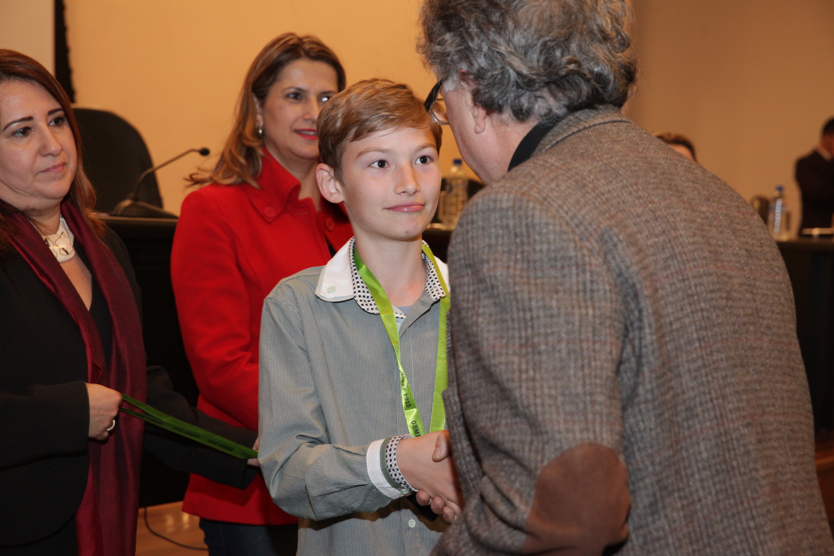 Premiação da Olimpíada Brasileira de Matemática das Escolas Públicas.
