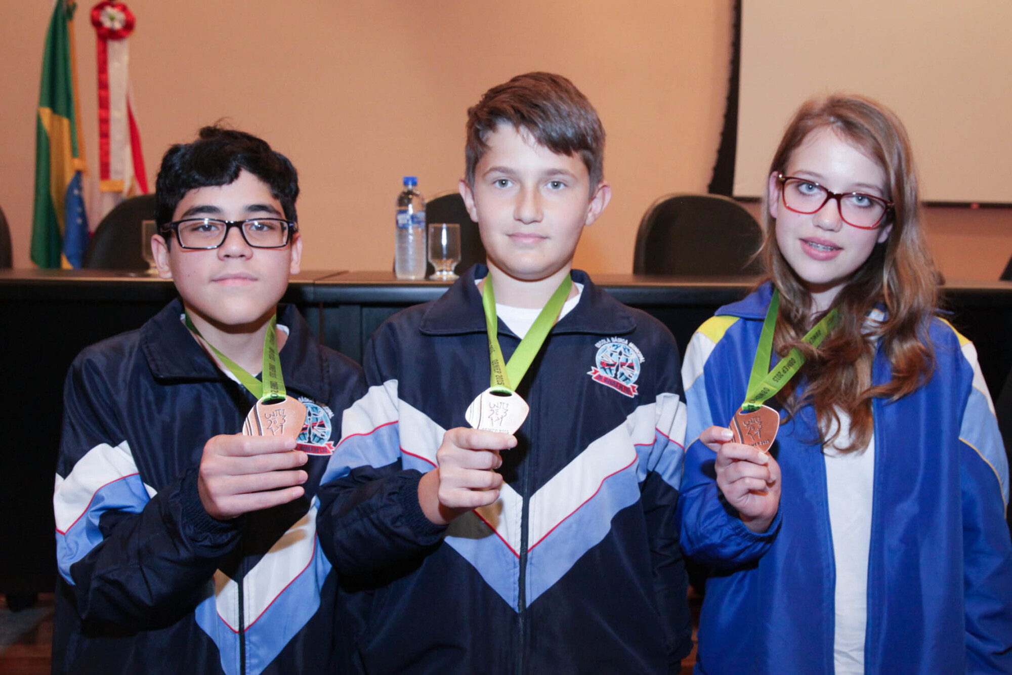 Medalhistas da Olimpíada Brasileira de Matemática recebem premiação
