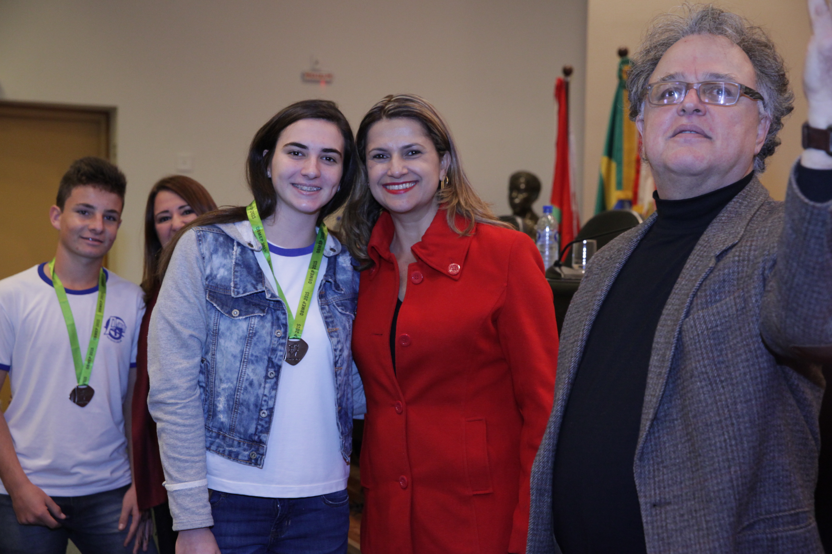 Premiação da Olimpíada Brasileira de Matemática das Escolas Públicas.