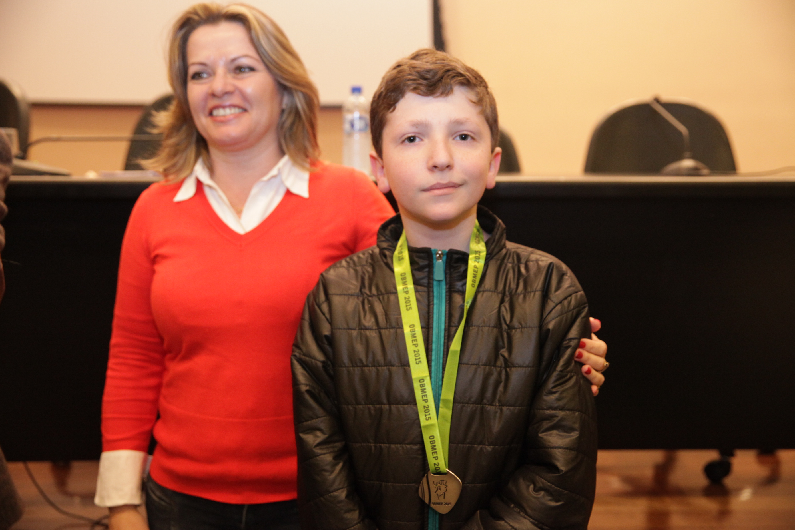 Premiação da Olimpíada Brasileira de Matemática das Escolas Públicas.