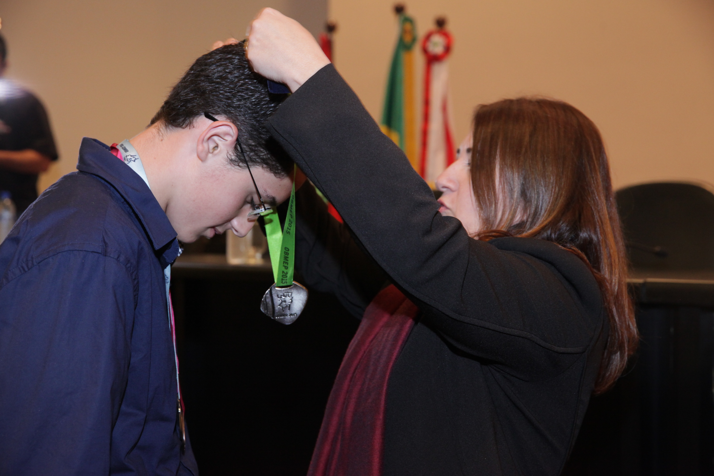 Premiação da Olimpíada Brasileira de Matemática das Escolas Públicas.
