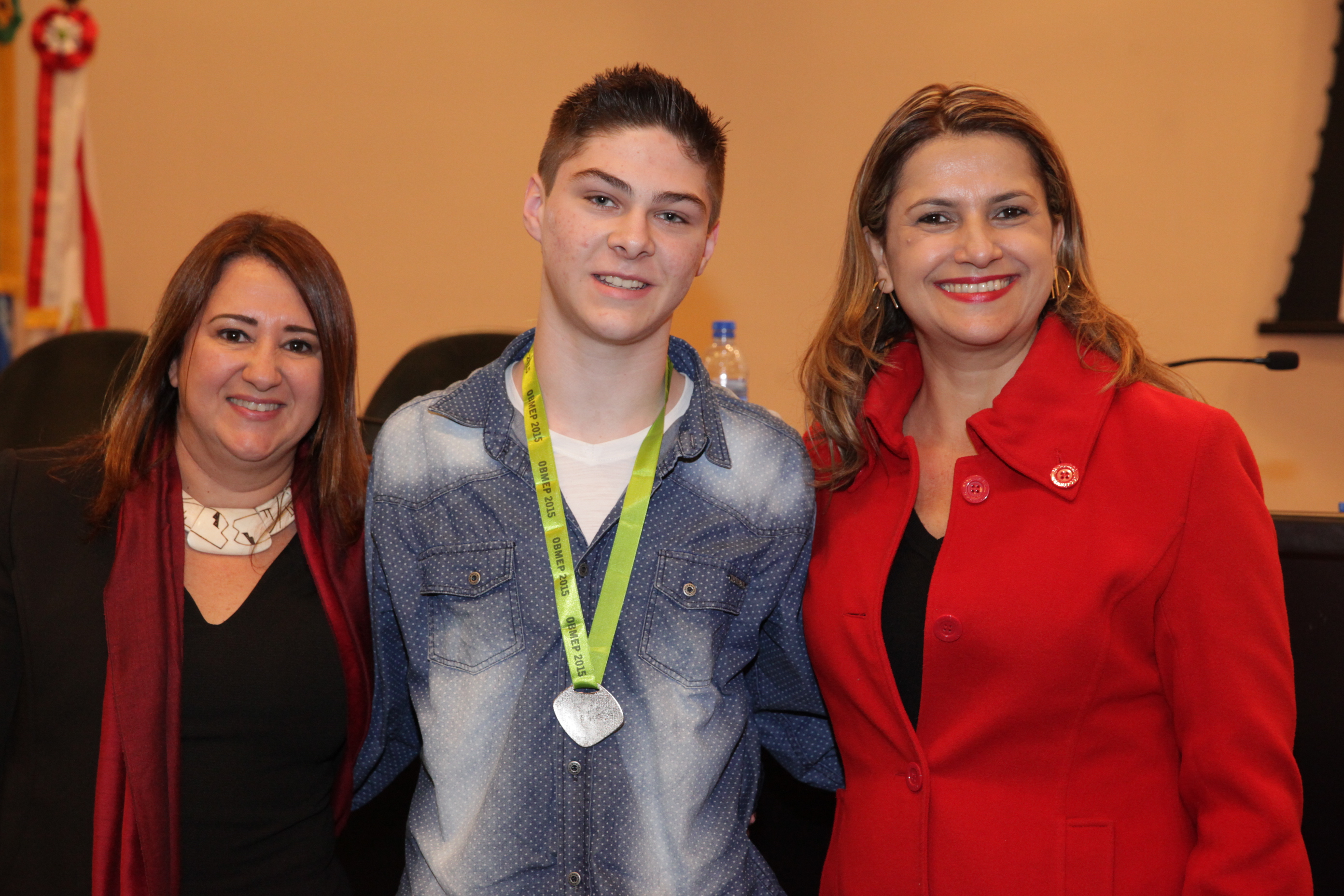 Premiação da Olimpíada Brasileira de Matemática das Escolas Públicas.
