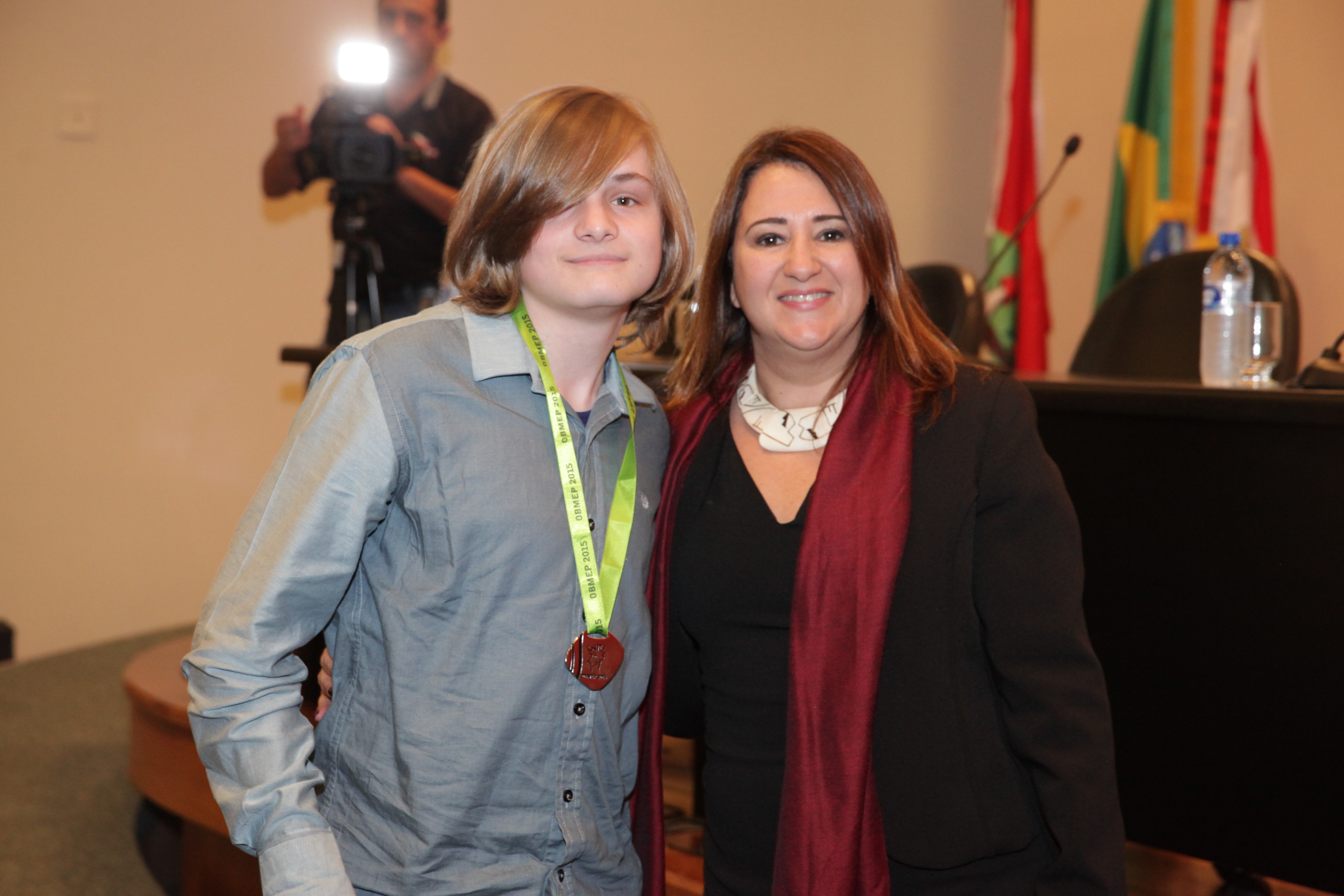 Premiação da Olimpíada Brasileira de Matemática das Escolas Públicas.