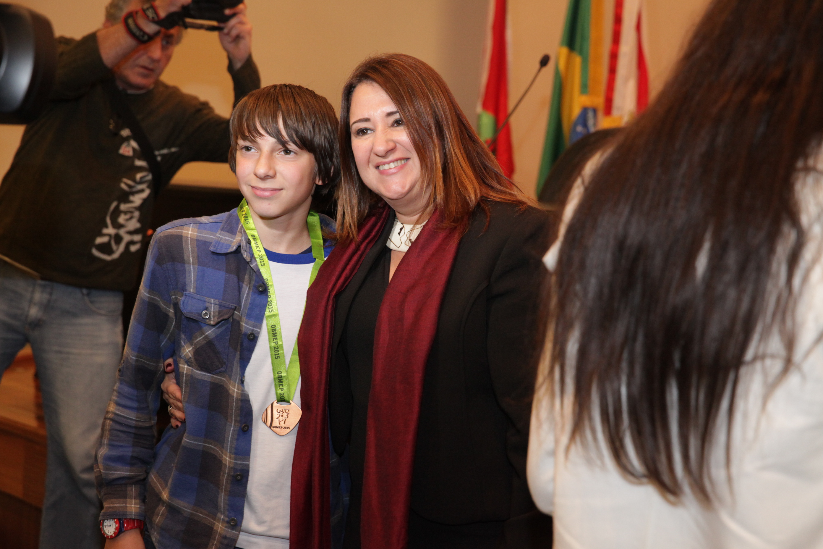 Premiação da Olimpíada Brasileira de Matemática das Escolas Públicas.