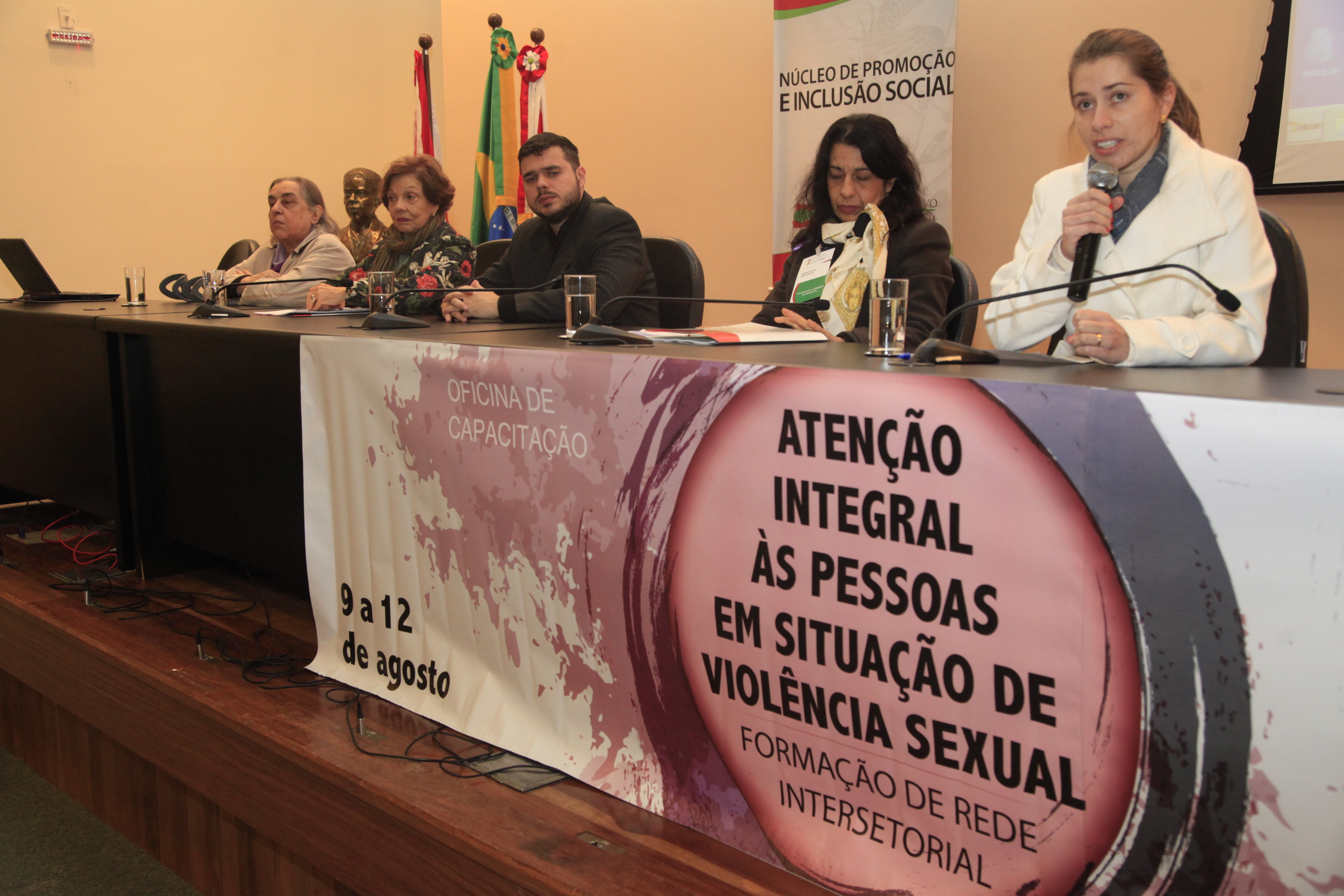 Oficina de Capacitação na Atenção a Pessoas em Situação de Violência Sexual.
