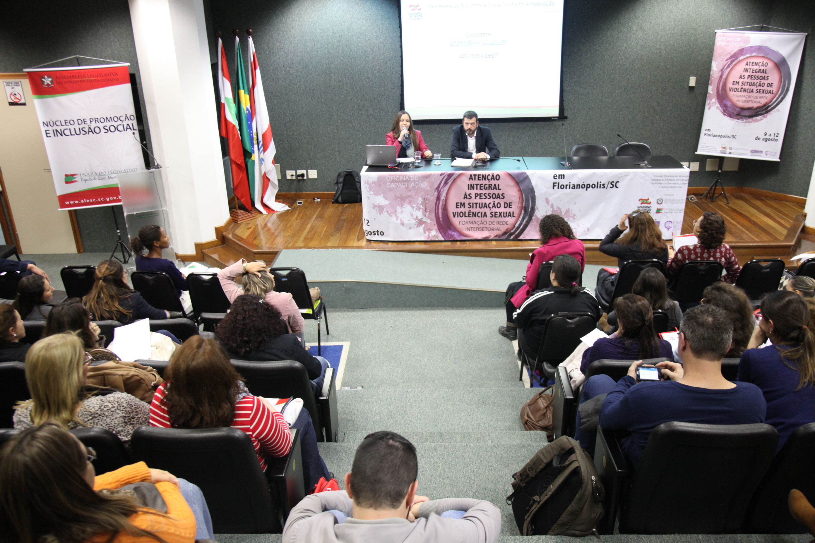 Oficina de Capacitação na Atenção à Pessoas em Situação de Violência Sexual.