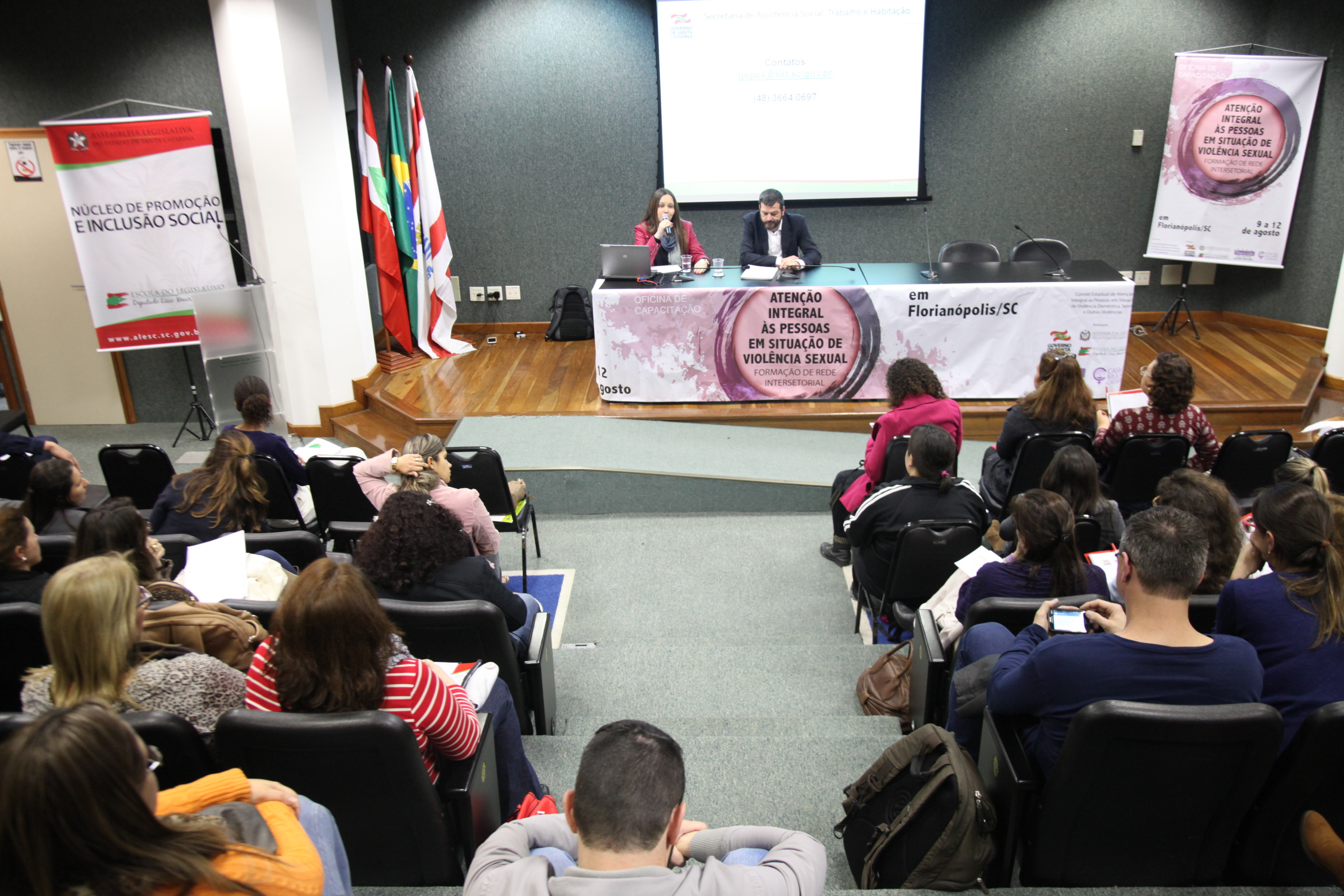 Oficina de Capacitação na Atenção à Pessoas em Situação de Violência Sexual.