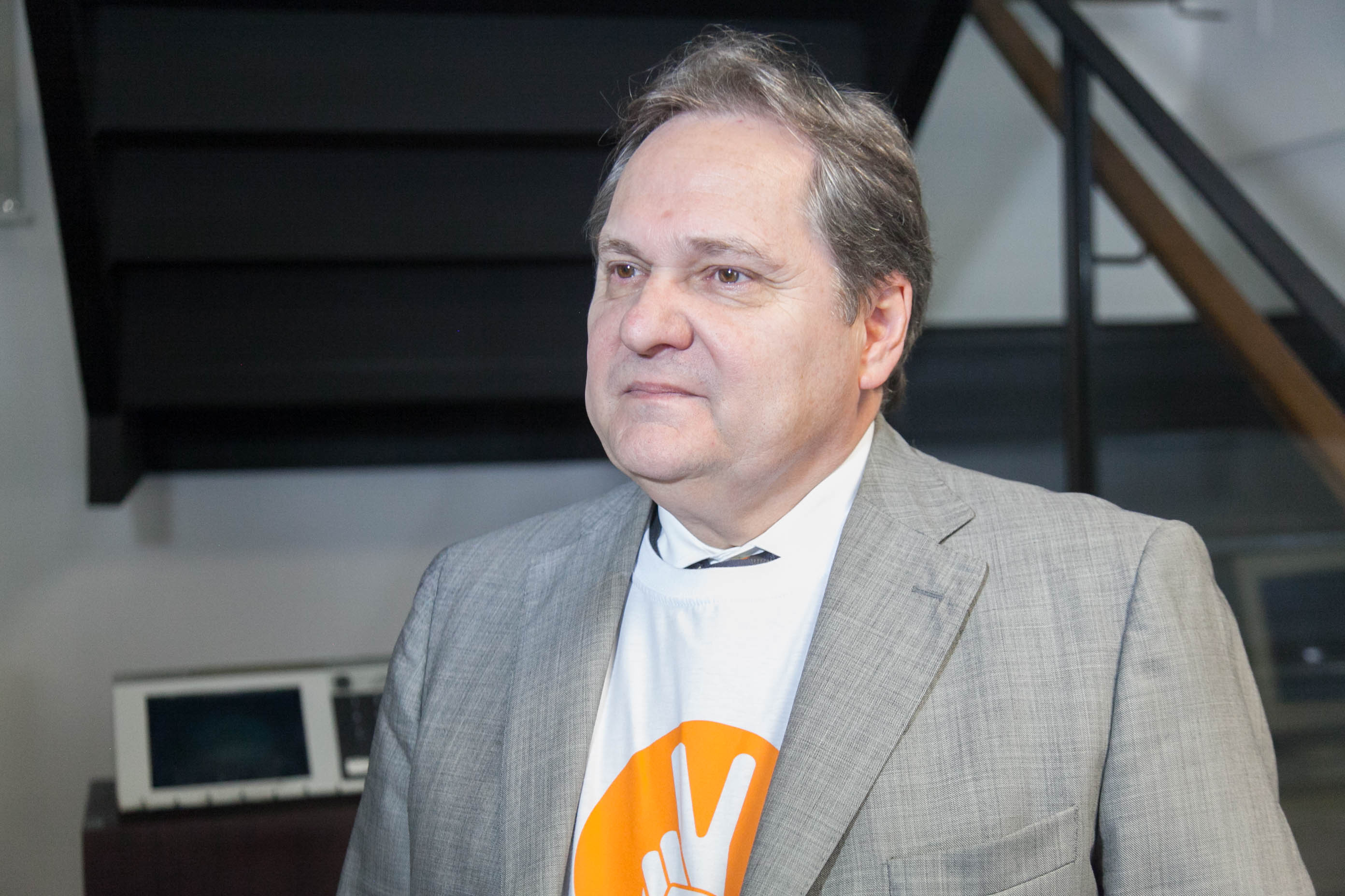 Desembargador Cesar Augusto Mimoso Ruiz Abreu, Presidente do TRE-SC em Visita de Estudantes ao TRE