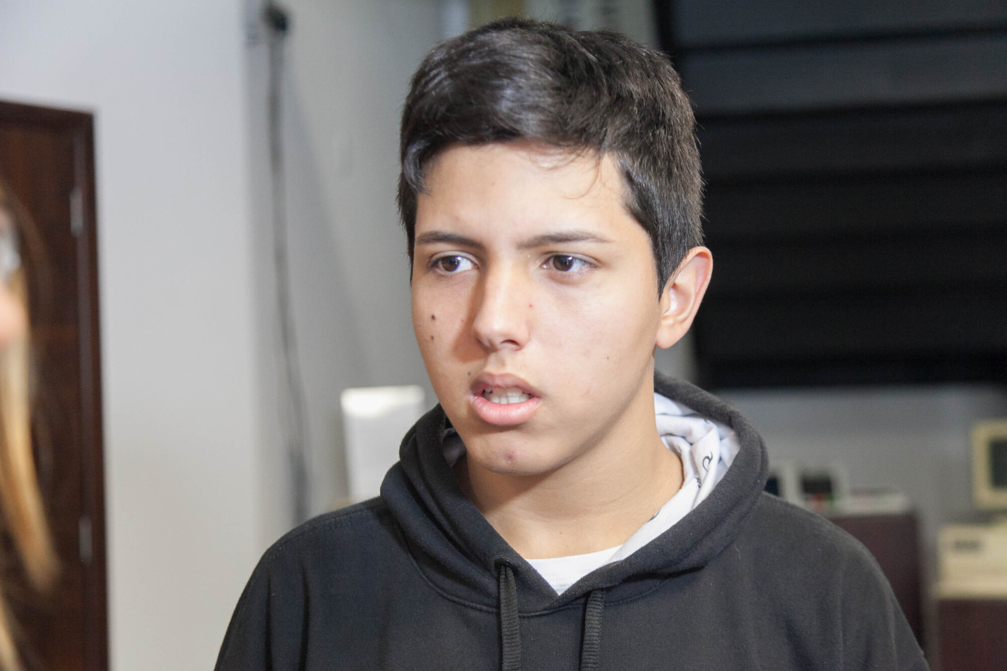 Mackyan Alisson dos Santos, aluno do Colégio Estadual Henrique Stodieck, de Florianópolis