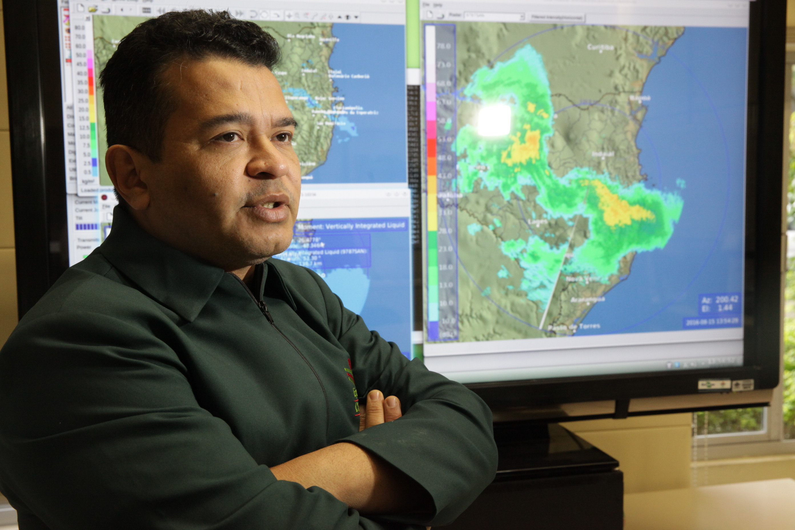 Marcelo Martins - meteorologista da Epagri.