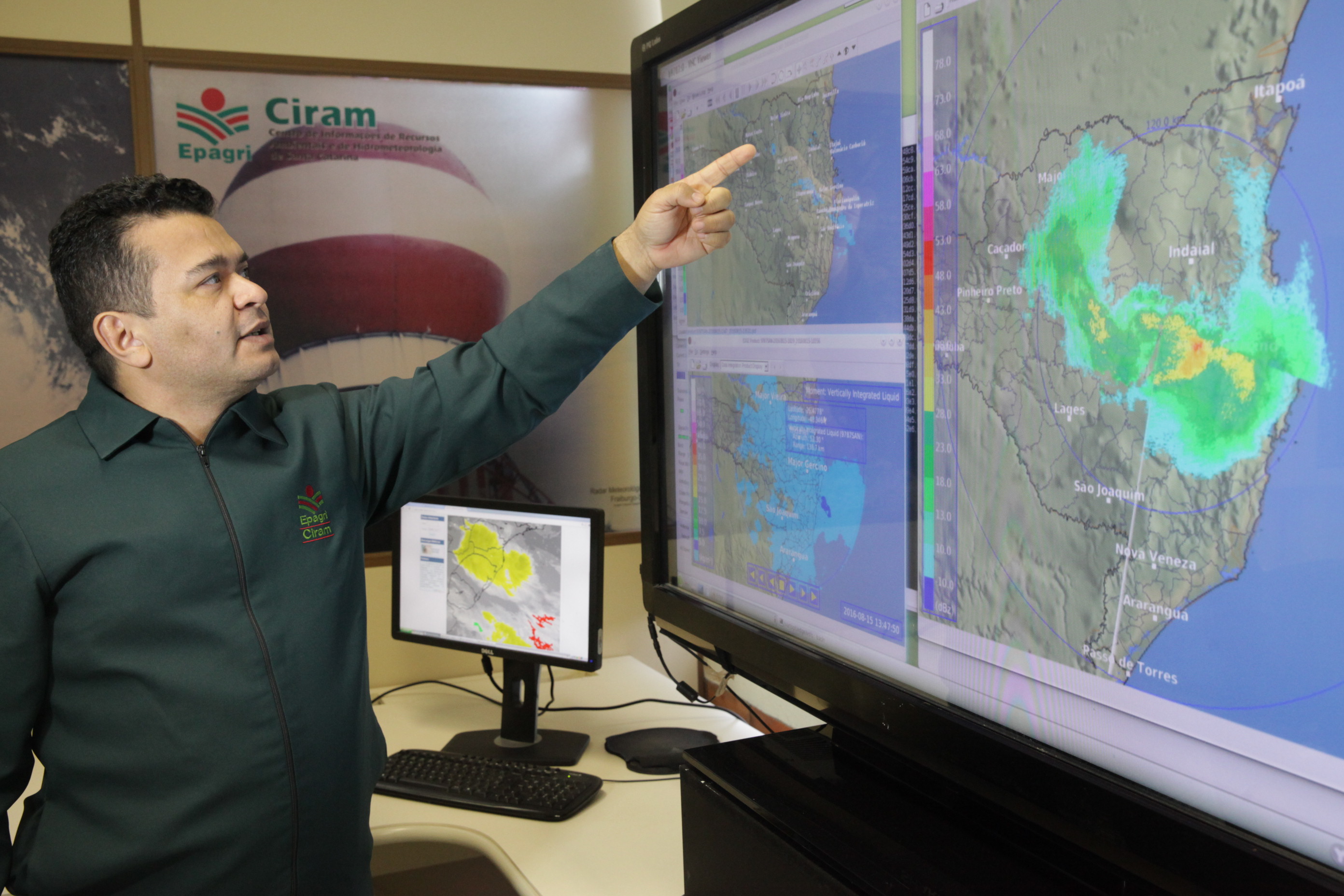 Marcelo Martins - meteorologista da Epagri.