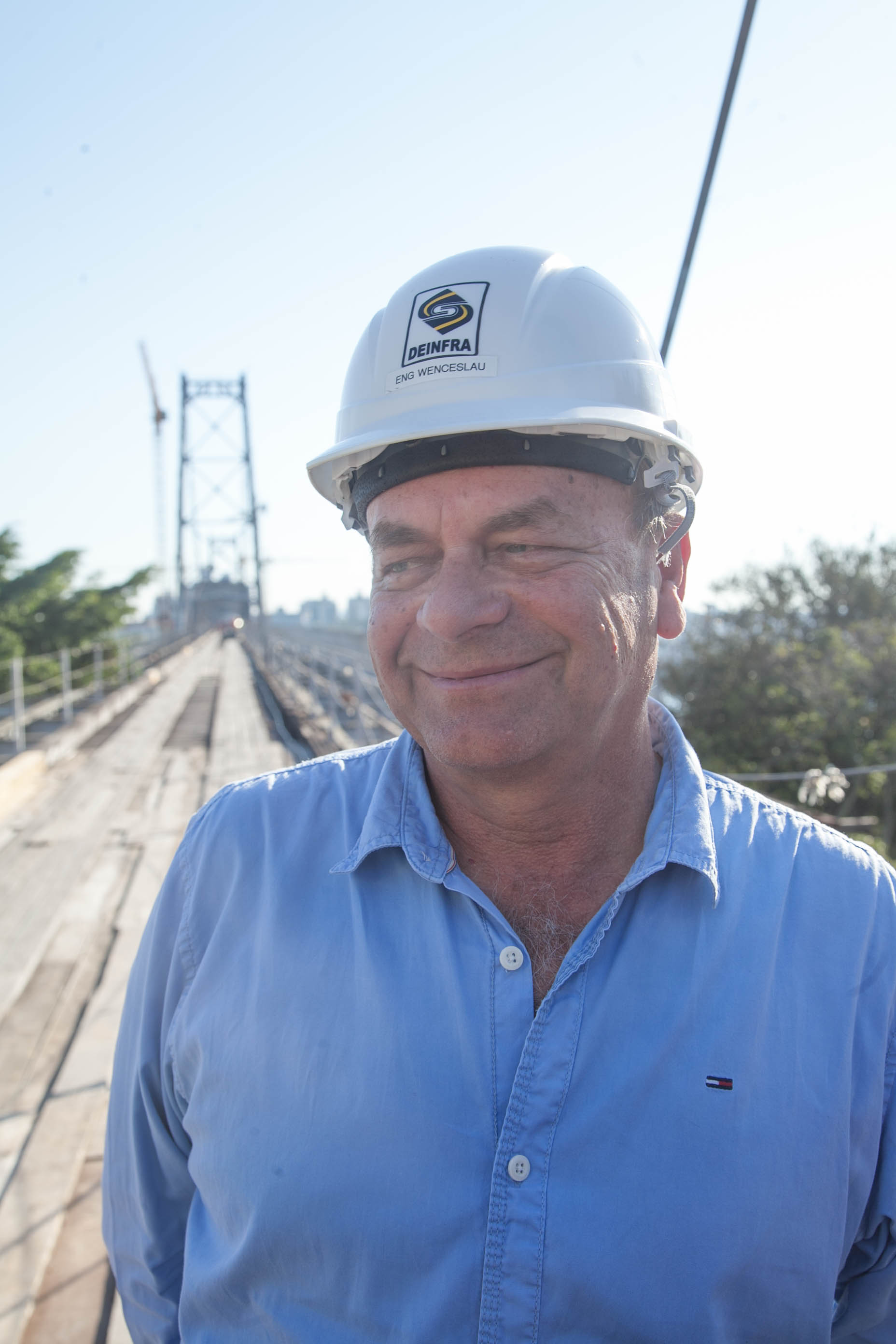 Wenceslau J. Diotallevy, Engenheiro Fiscal da Obra de Reabilitação e Recuperação da Ponte Hercílio Luz