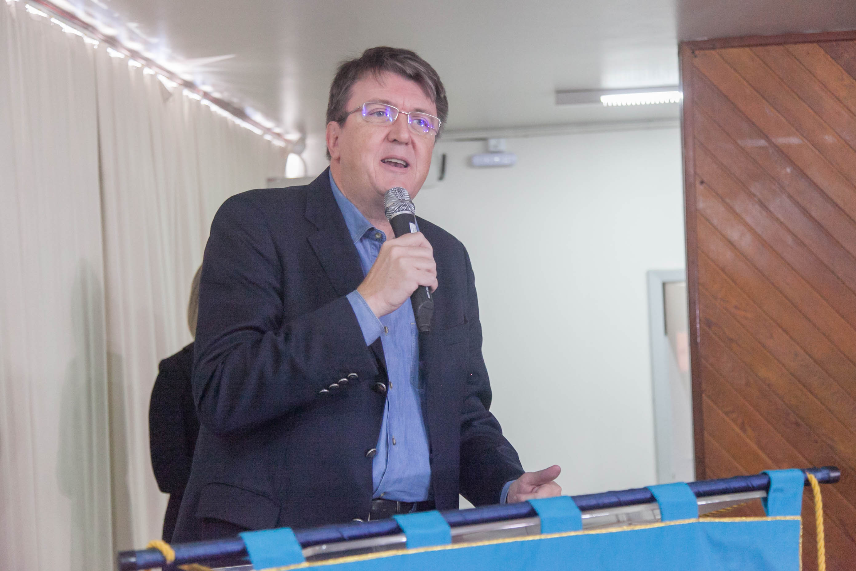 Eduardo Deschamps, Secretário de Educação de Santa Catarina em Lançamento do Programa Saber Alimenta