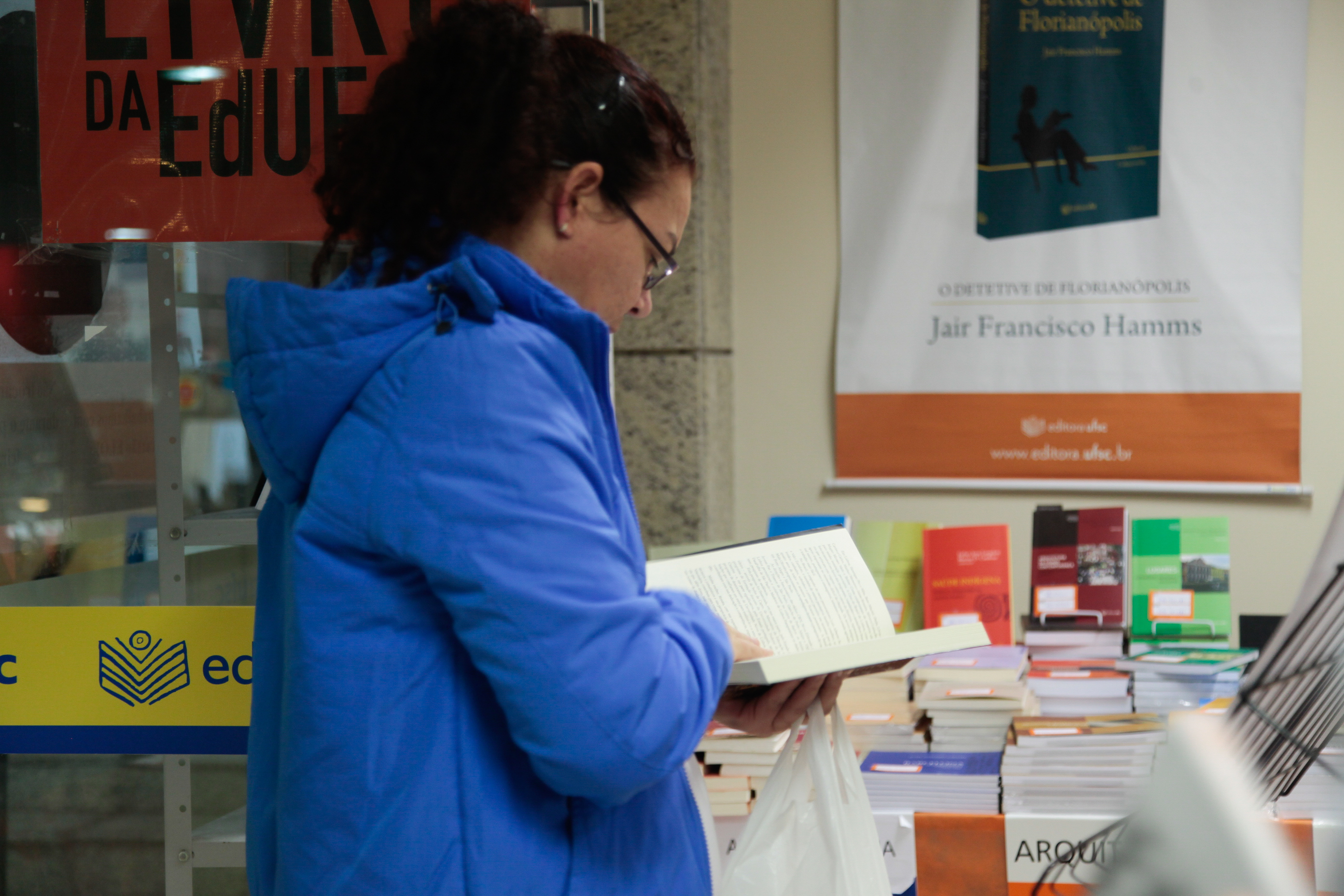 Feira de Livros da UFSC.