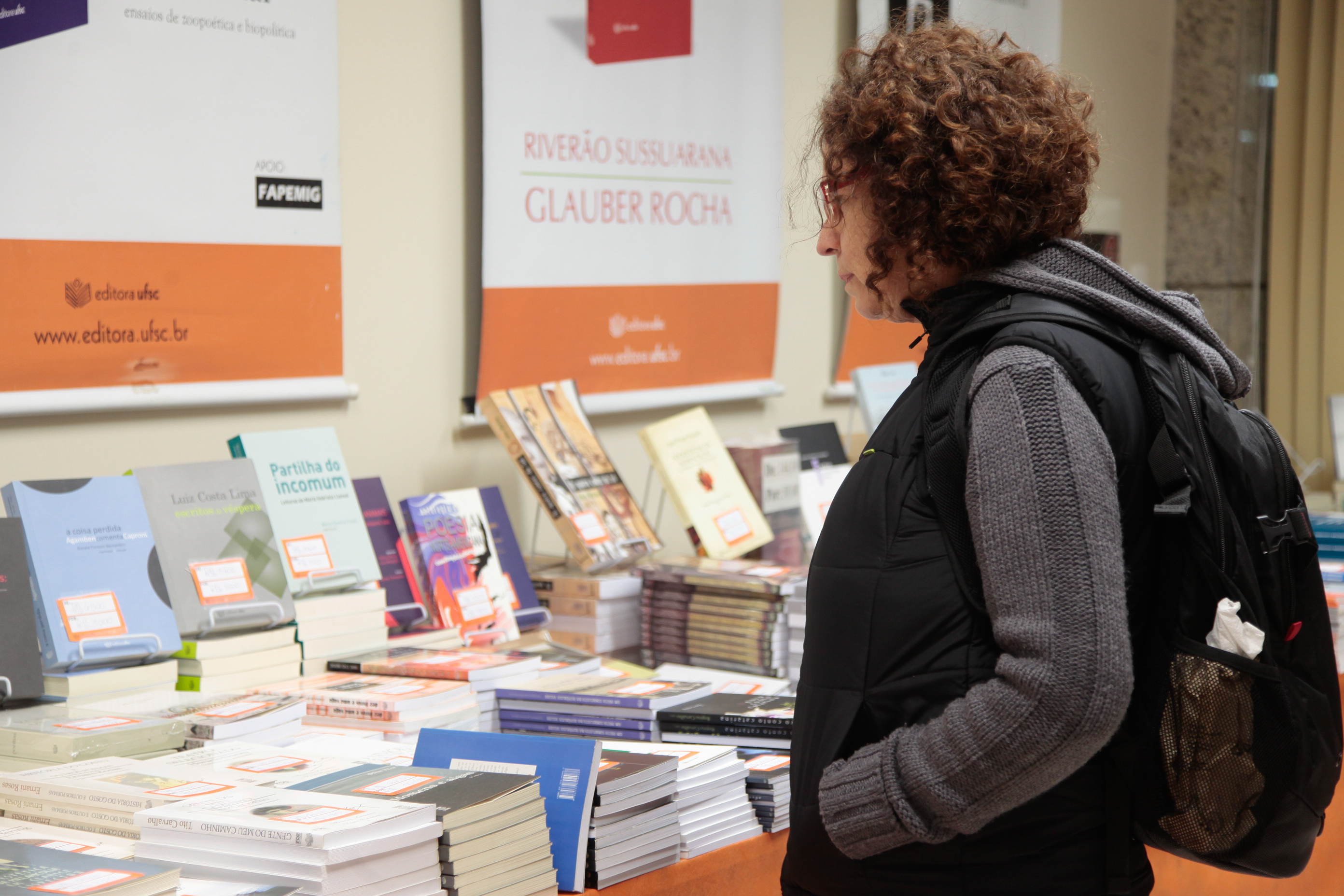 Feira de Livros da UFSC.