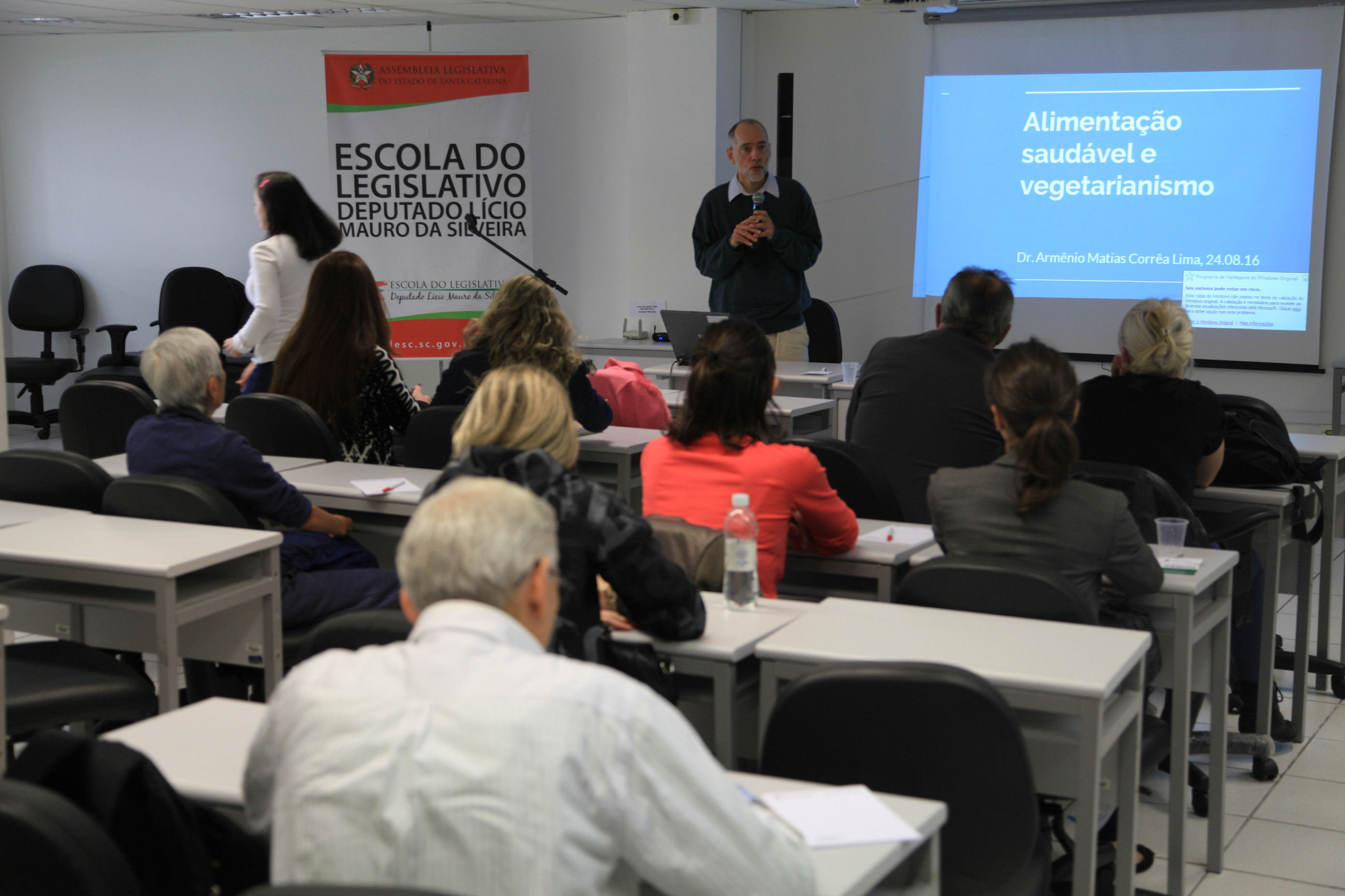 Escola do Legislativo - Palestra sobre Alimentação Saudável