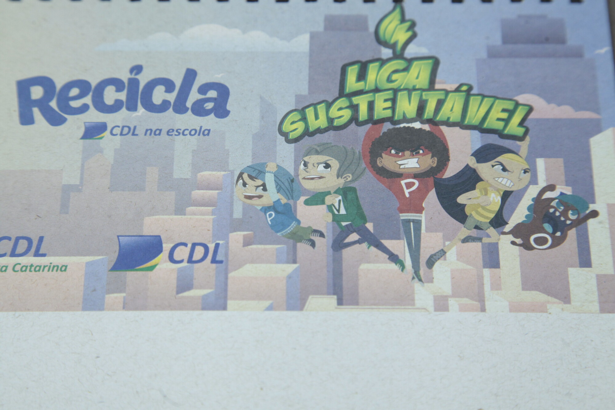 Cartaz do programa Recicla CDL na Escola.