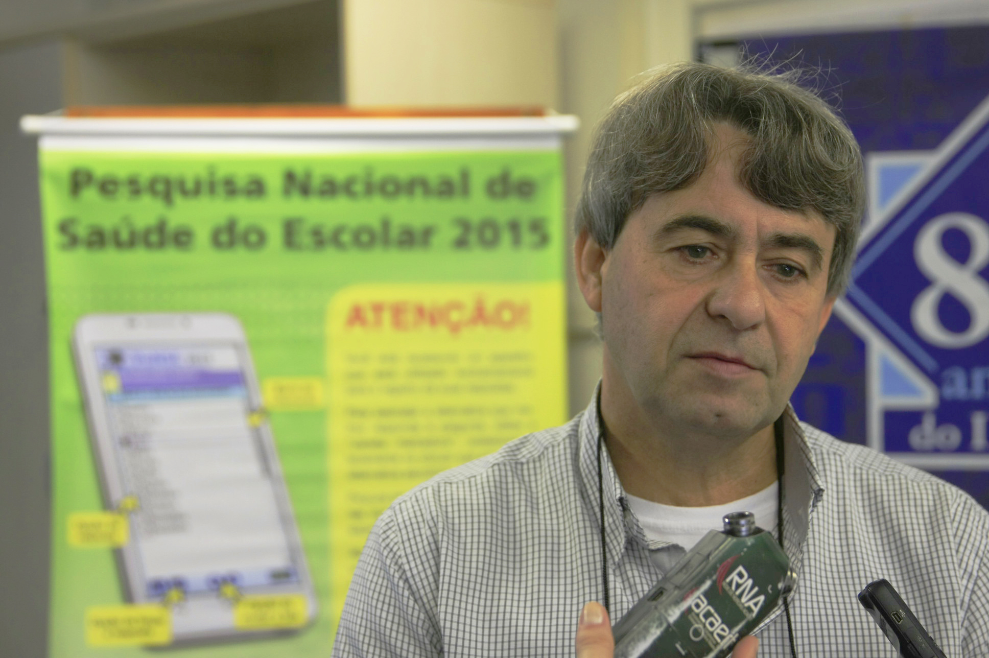 Dárcio Borges em Pesquisa Nacional de Saúde Escolar feita pelo IBGE