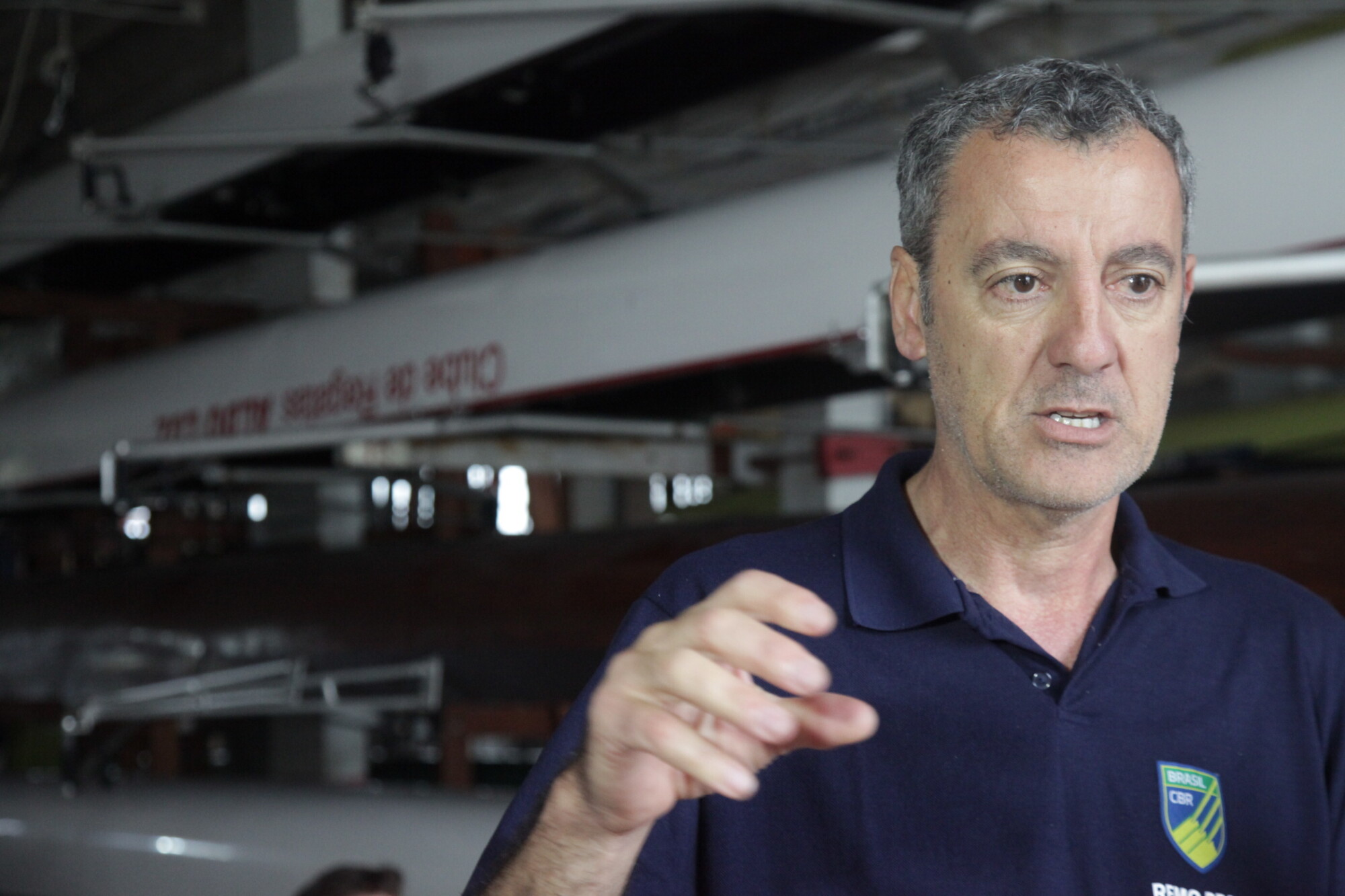 Fernando Carvalho Neto, especialista em remo adaptado e responsável pela área de capacitação e formação da CBR