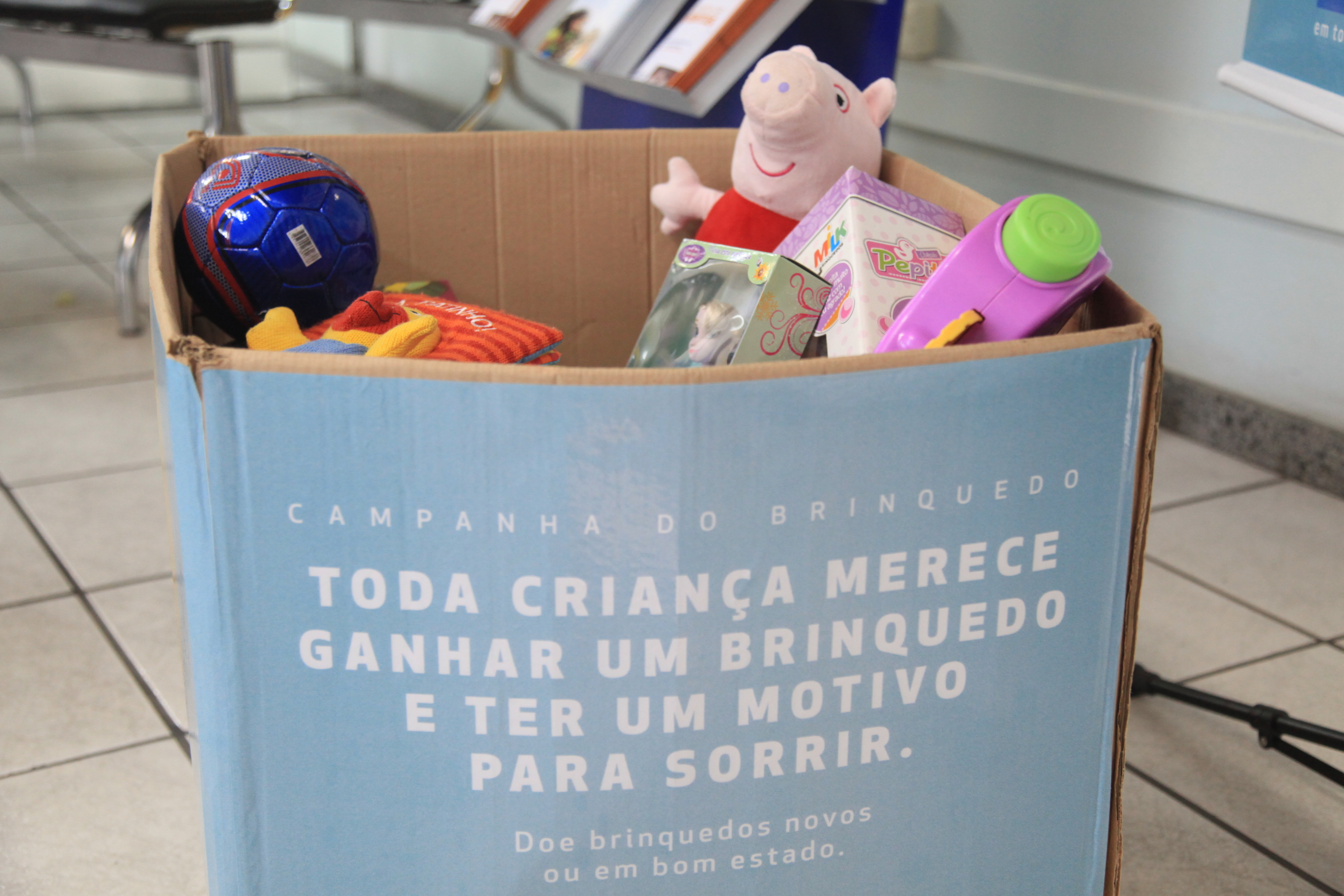 Campanha de doação de brinquedos