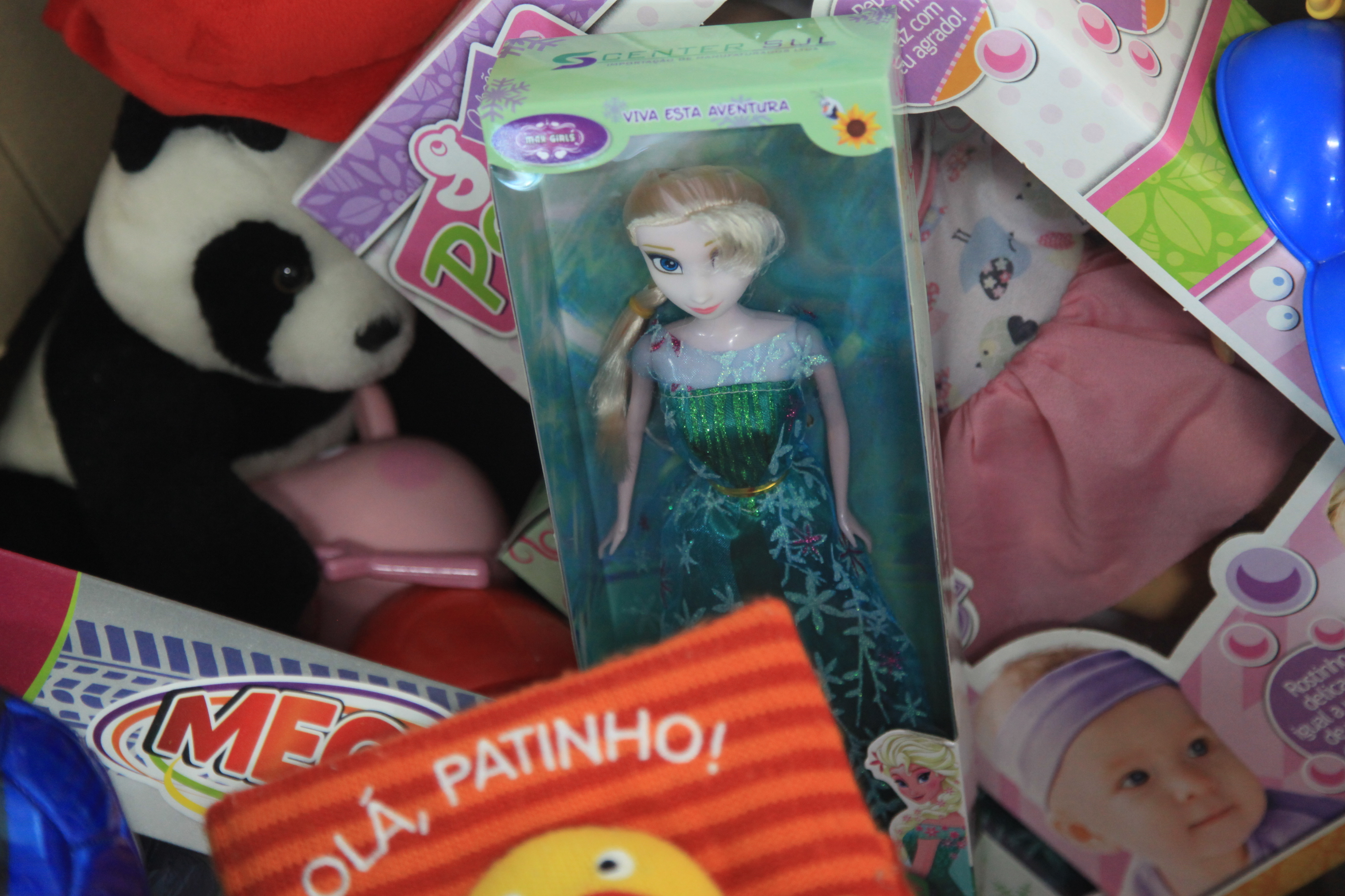 Campanha de doação de brinquedos no SESC.