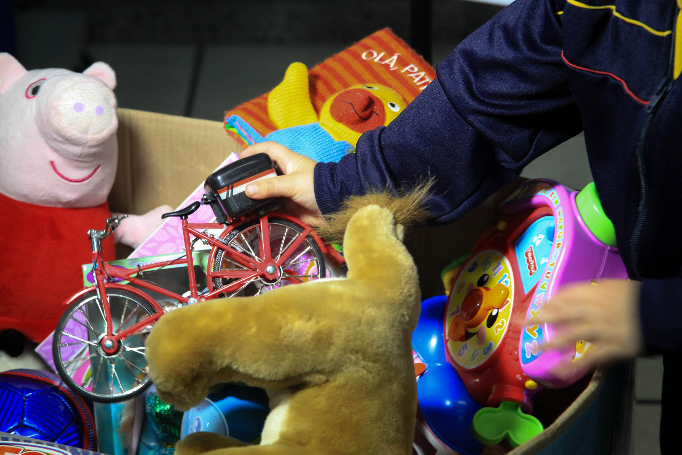 Campanha de doação de brinquedos no SESC.
