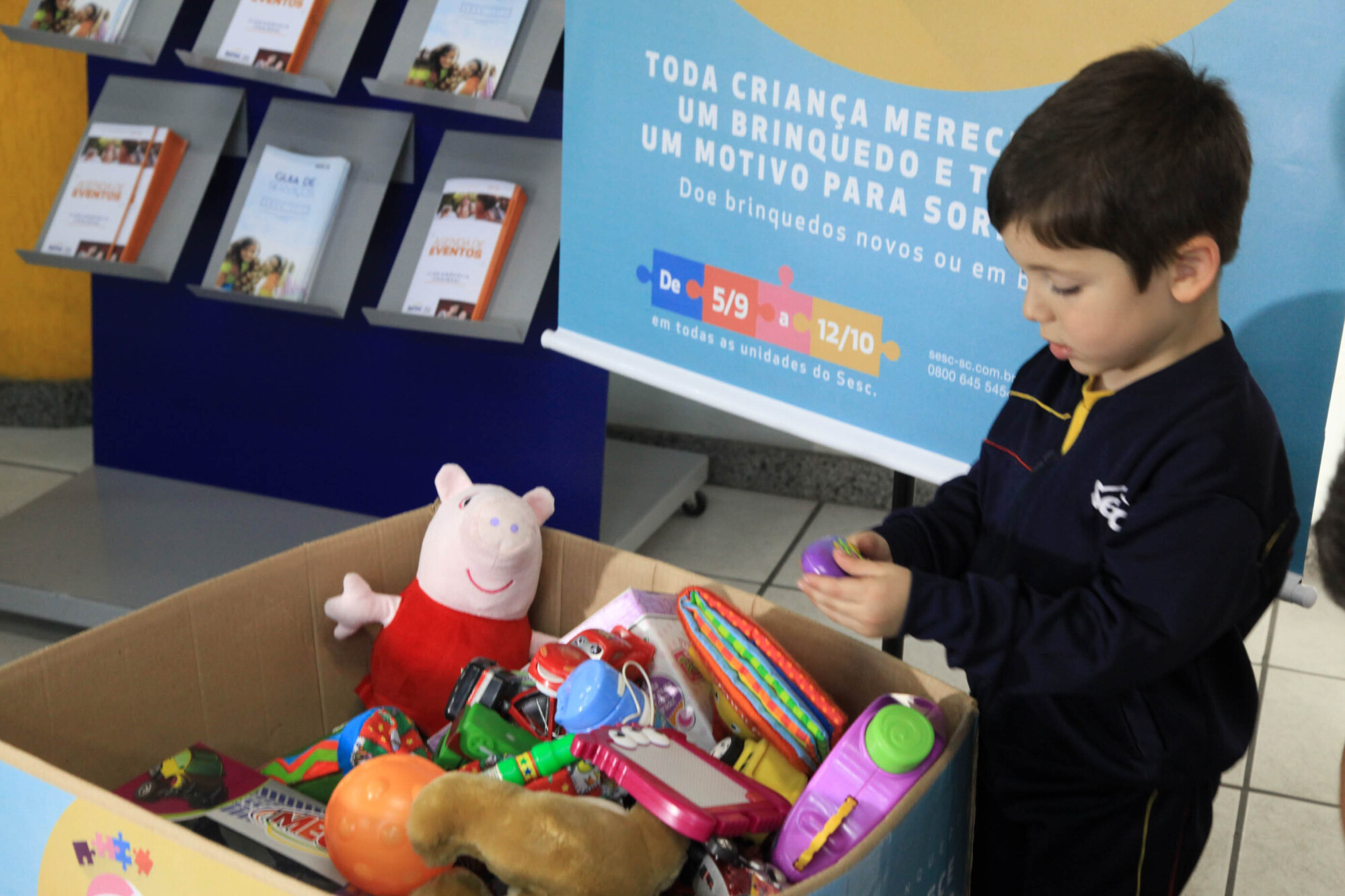 Sesc promove campanha do brinquedo até o Dia das Crianças