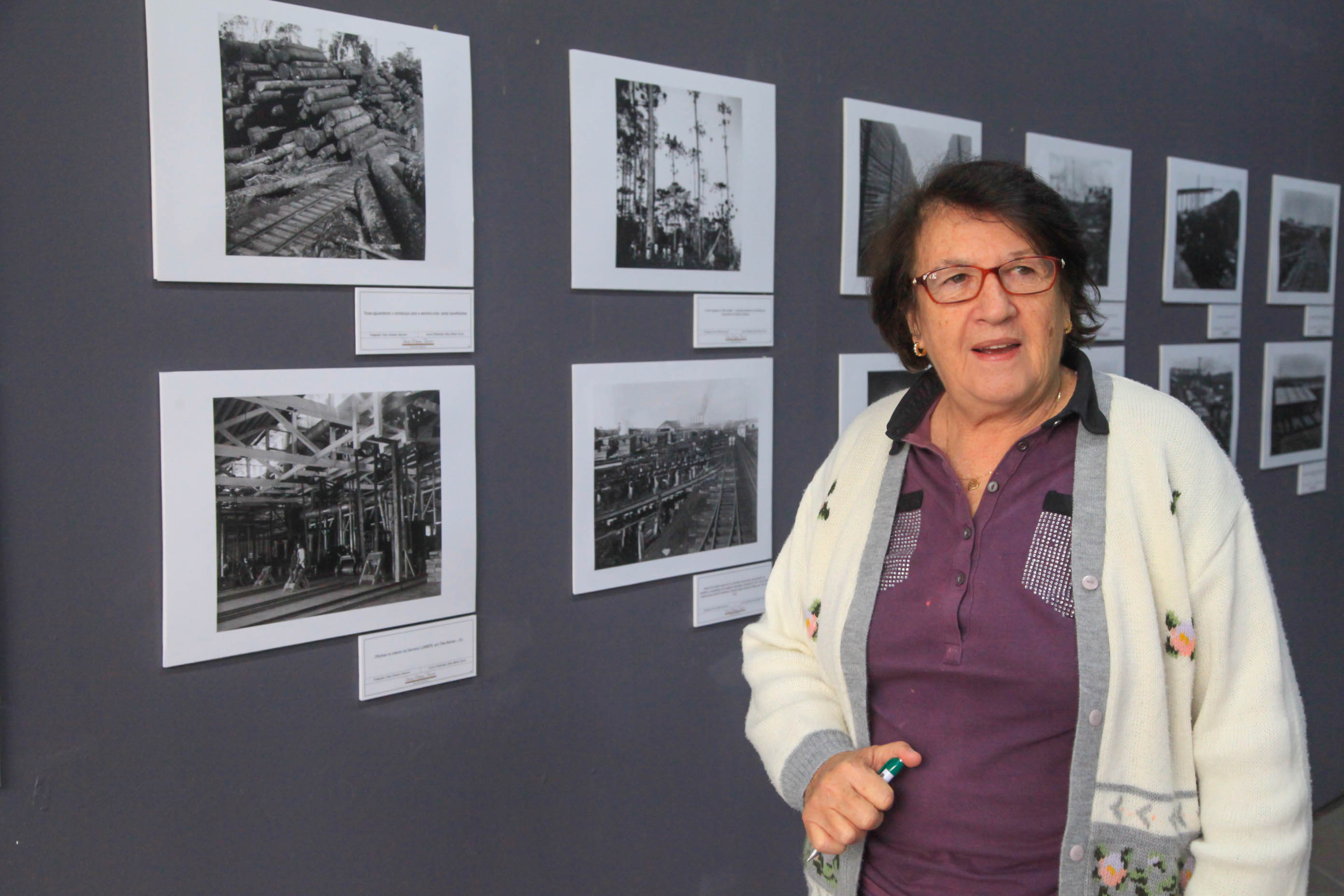 Rosa Maria Tesser, historiadora - Exposição de Fotos do Contestado