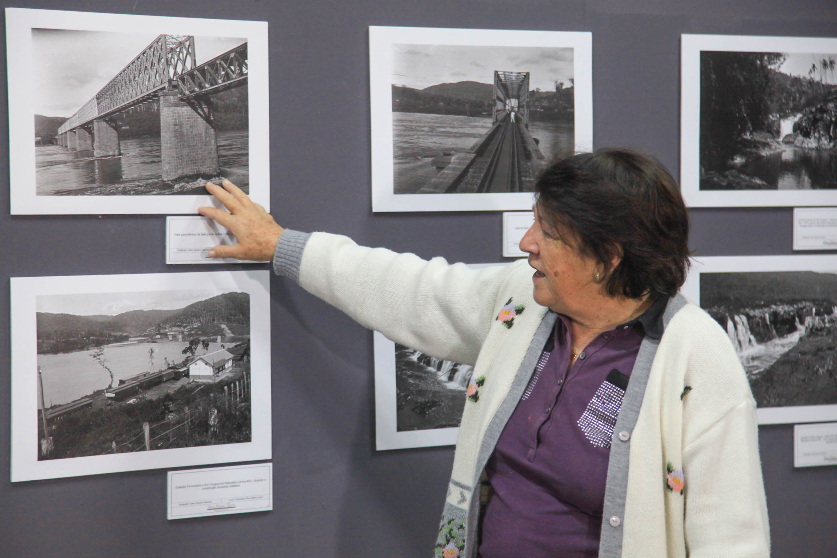 Rosa Maria Tesser, historiadora - Exposição de Fotos do Contestado