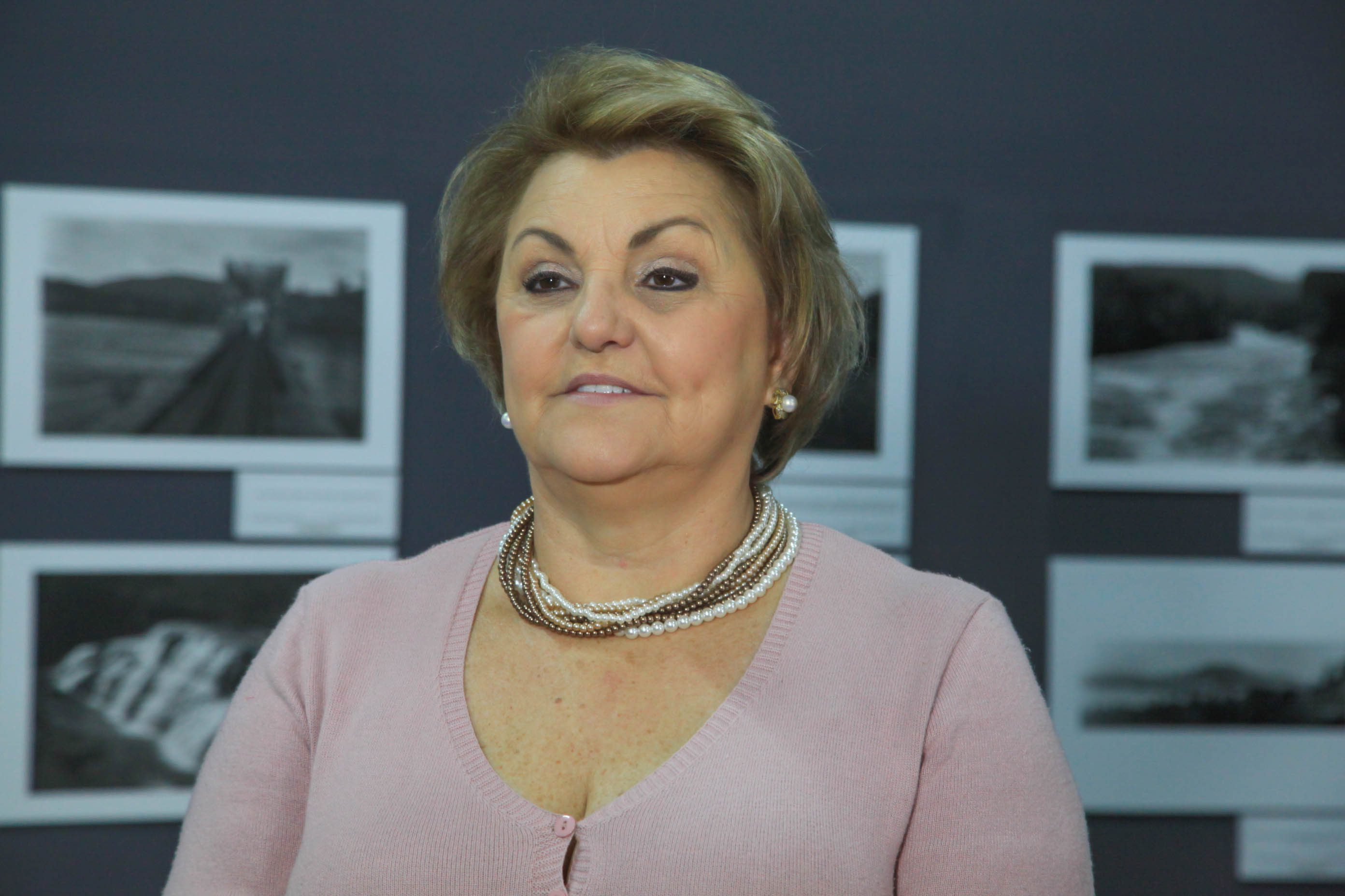 Maria Teresinha Debatin, Presidente da Fundação Catarinense de Cultura - Exposição de Fotos do Contestado